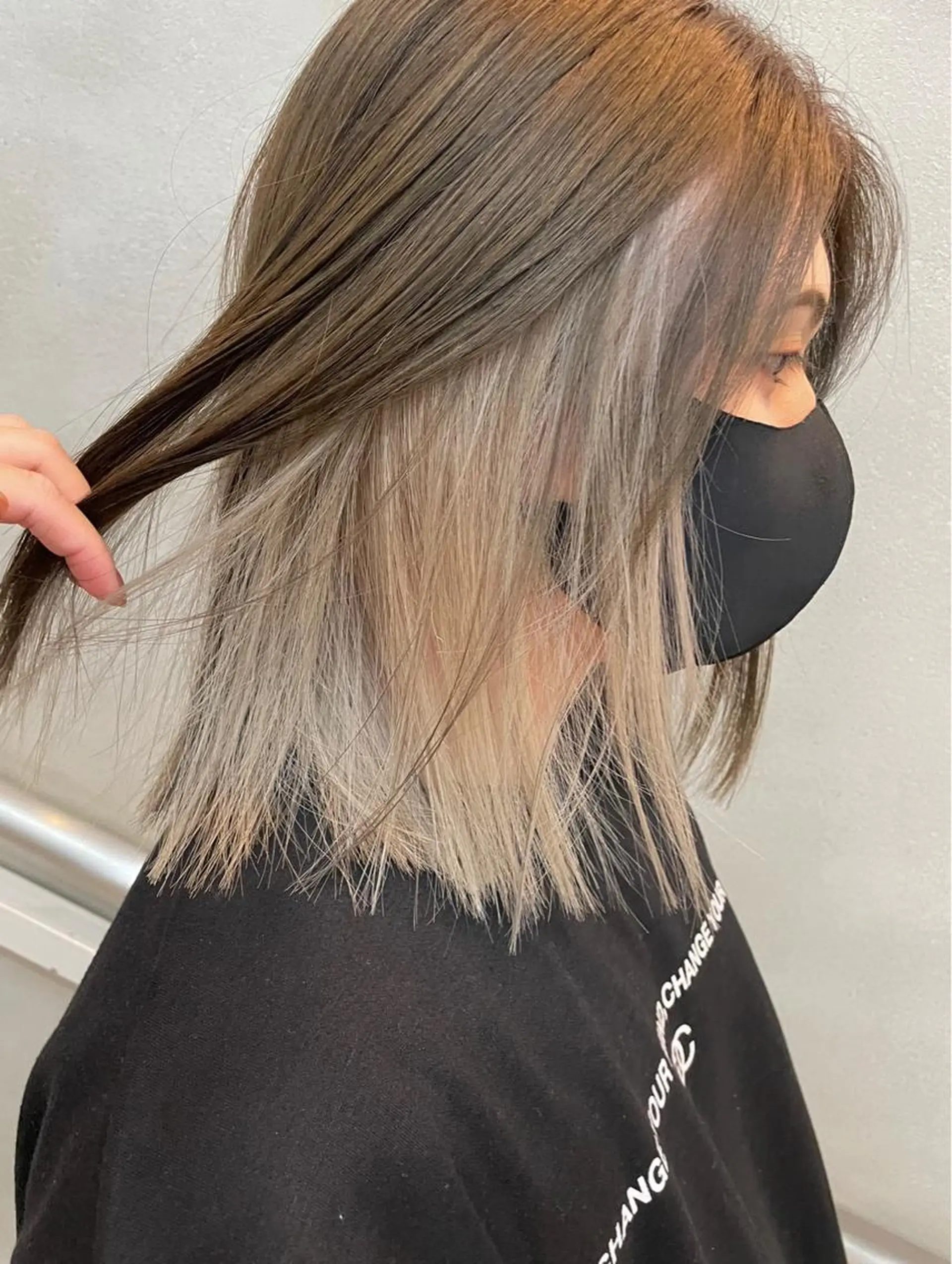 ミディアム カラー ブリーチ インナーカラー 沖縄/ヘアアレンジ /ナカノのヘアスタイル