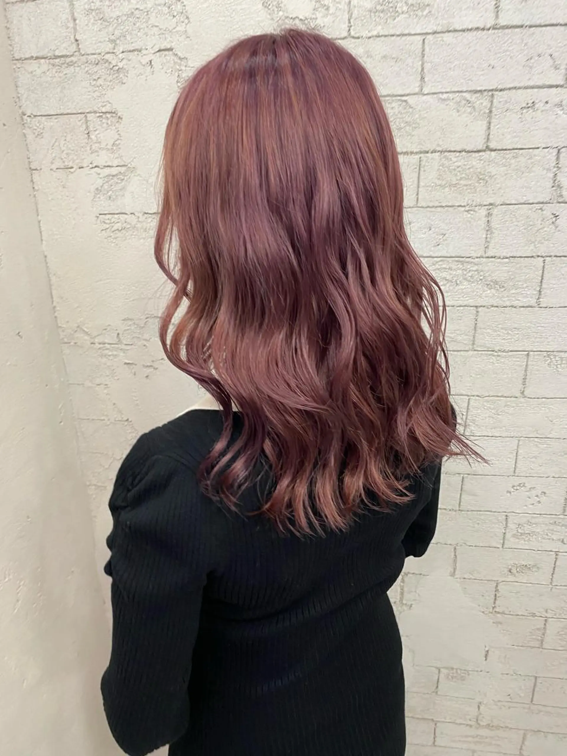 ロング カラー ベージュカラー ラベンダーカラー ラベンダーベージュ ホワイト系はお任せ /ブリーチ/店長岩崎のヘアスタイル