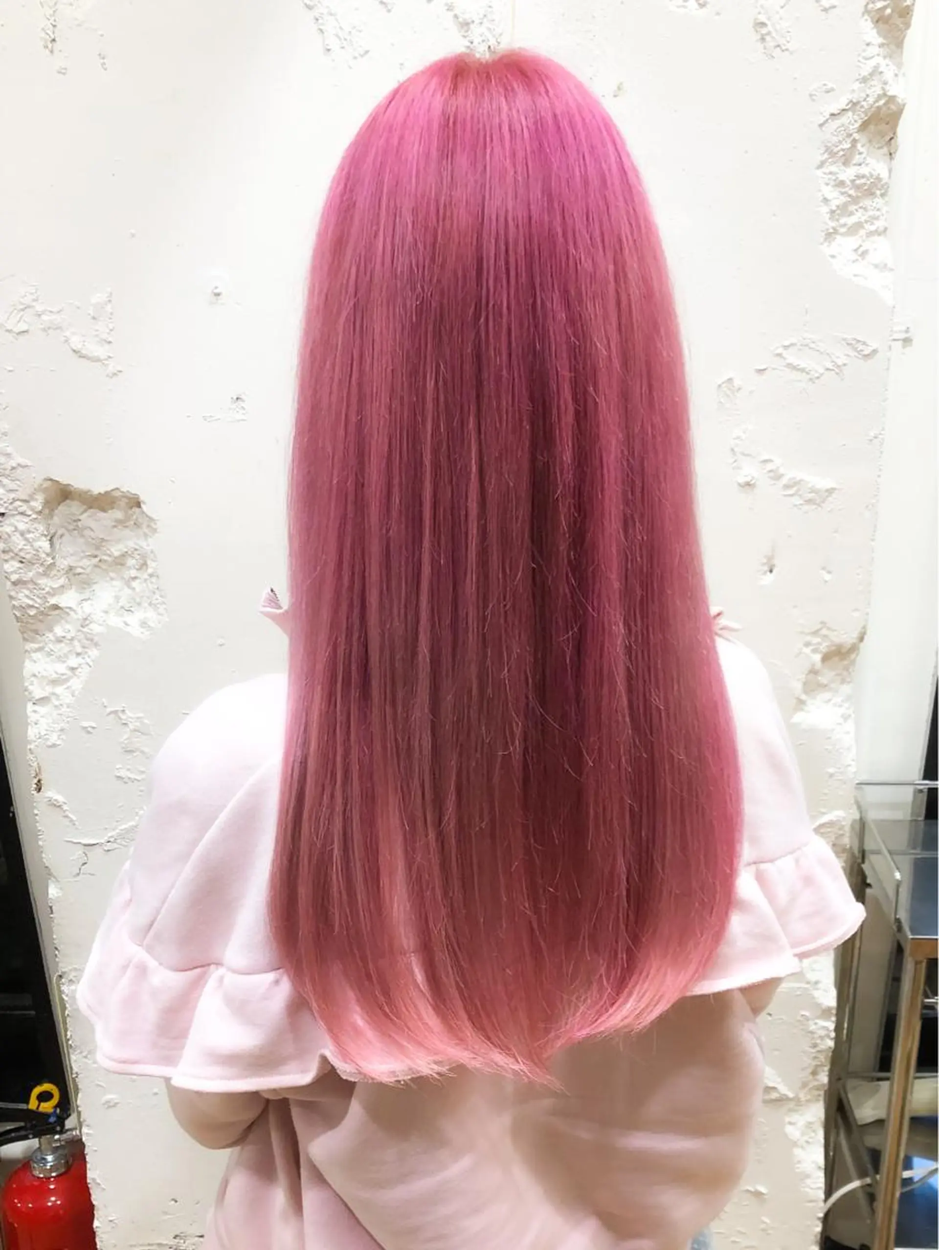 ロング カラー 透明感カラー ピンクカラー ヘアカラー ✨デザインカラー✨ ハイトーン　森貴章のヘアスタイル