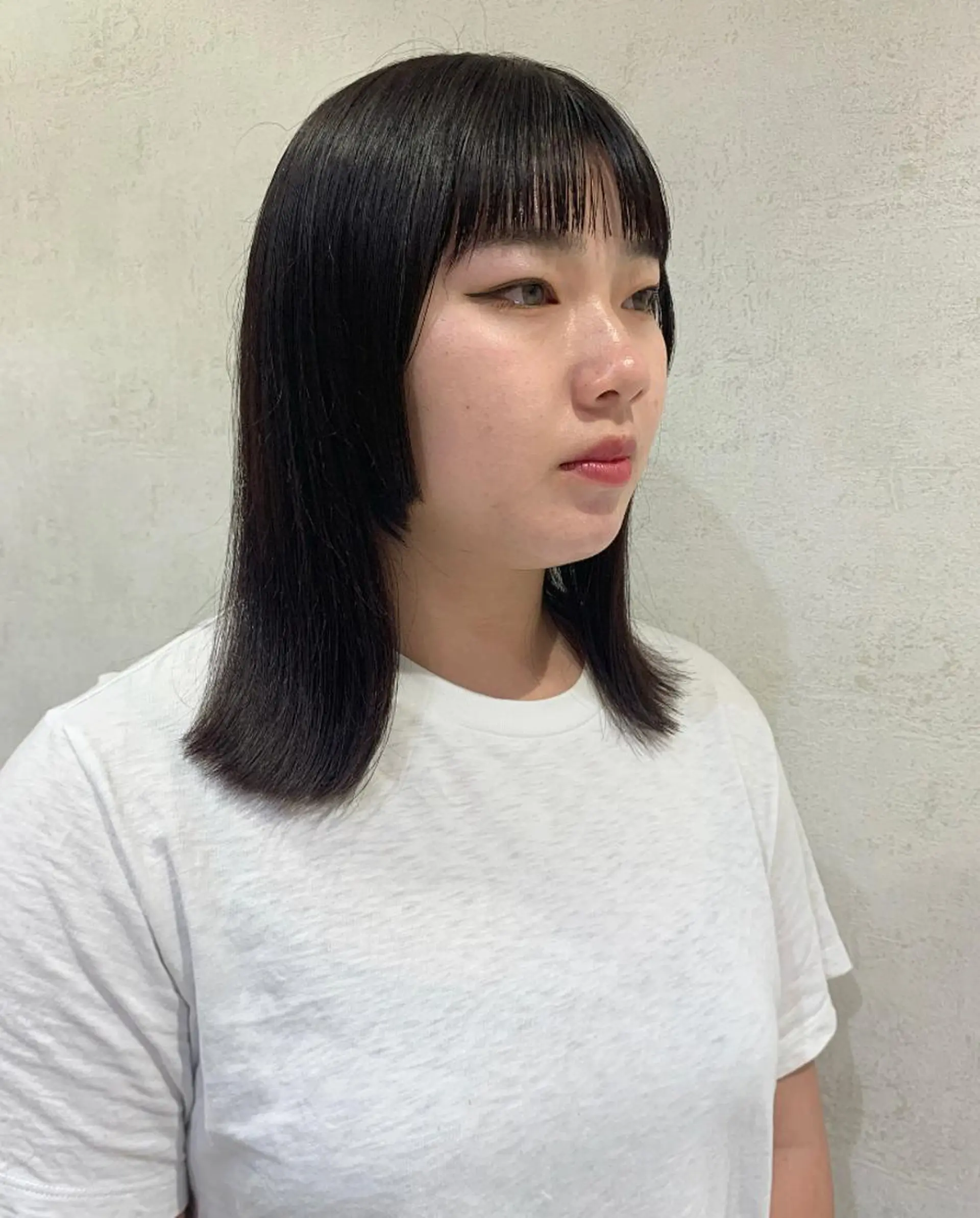 ミディアム カラー フェザー/ニュアンス パーマ/ryutoのヘアスタイル