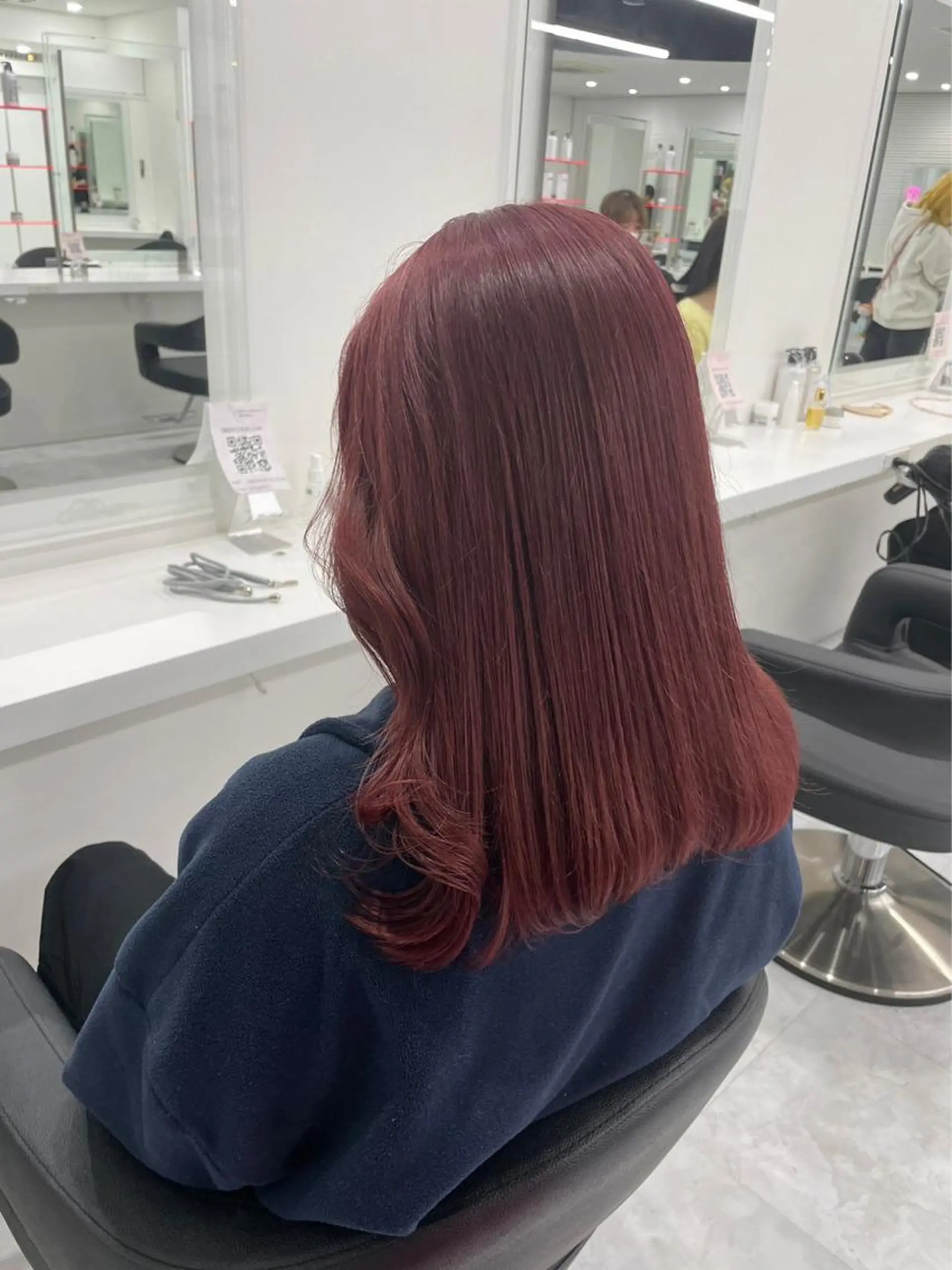 セミロング カラー ブリーチなし透明感 💗RYOTAのヘアスタイル