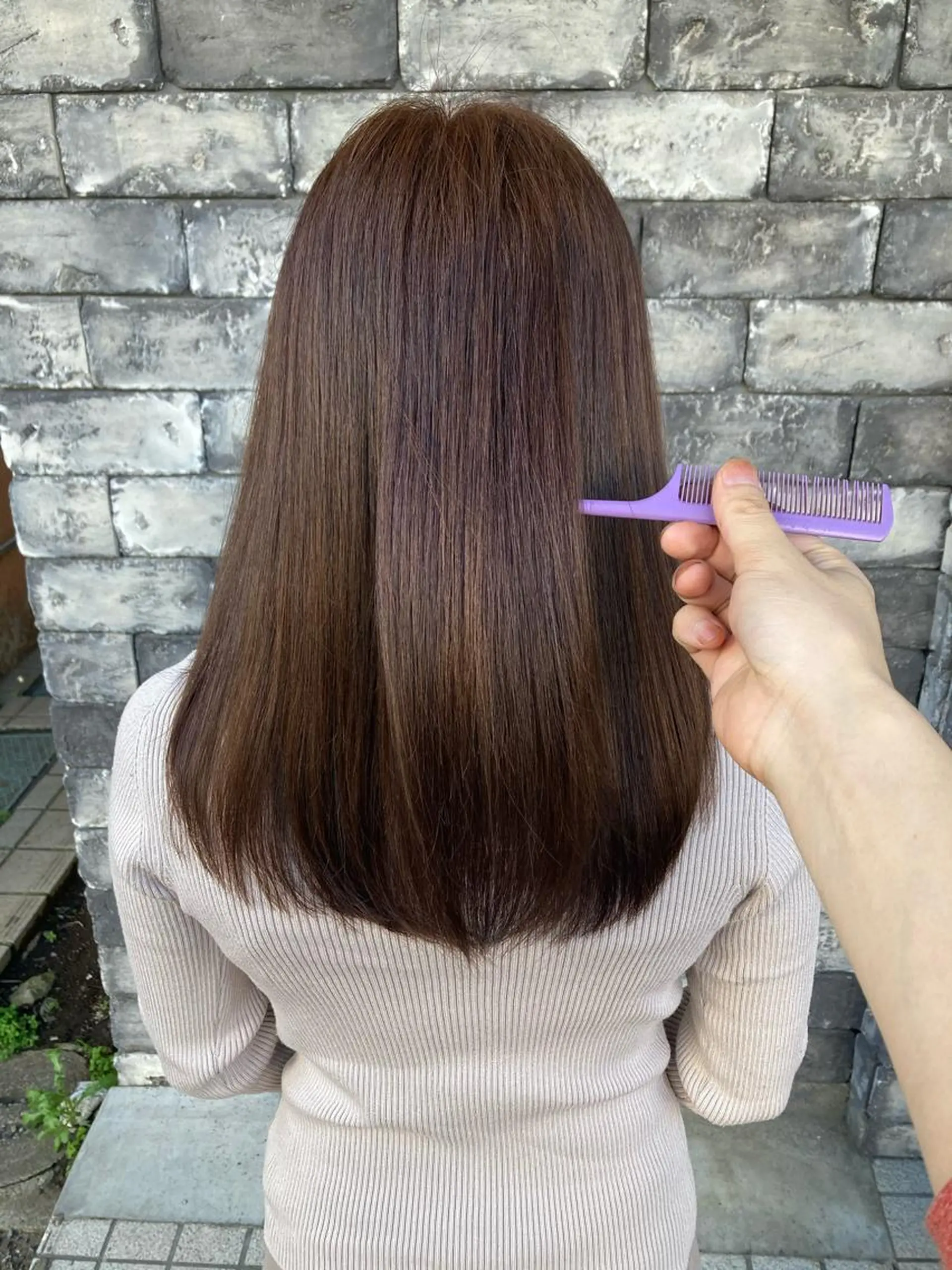 セミロング カラー ヘアカラー トリートメント ヘアセット ✂️似合わせの魔術師 石田一樹✂️のヘアスタイル