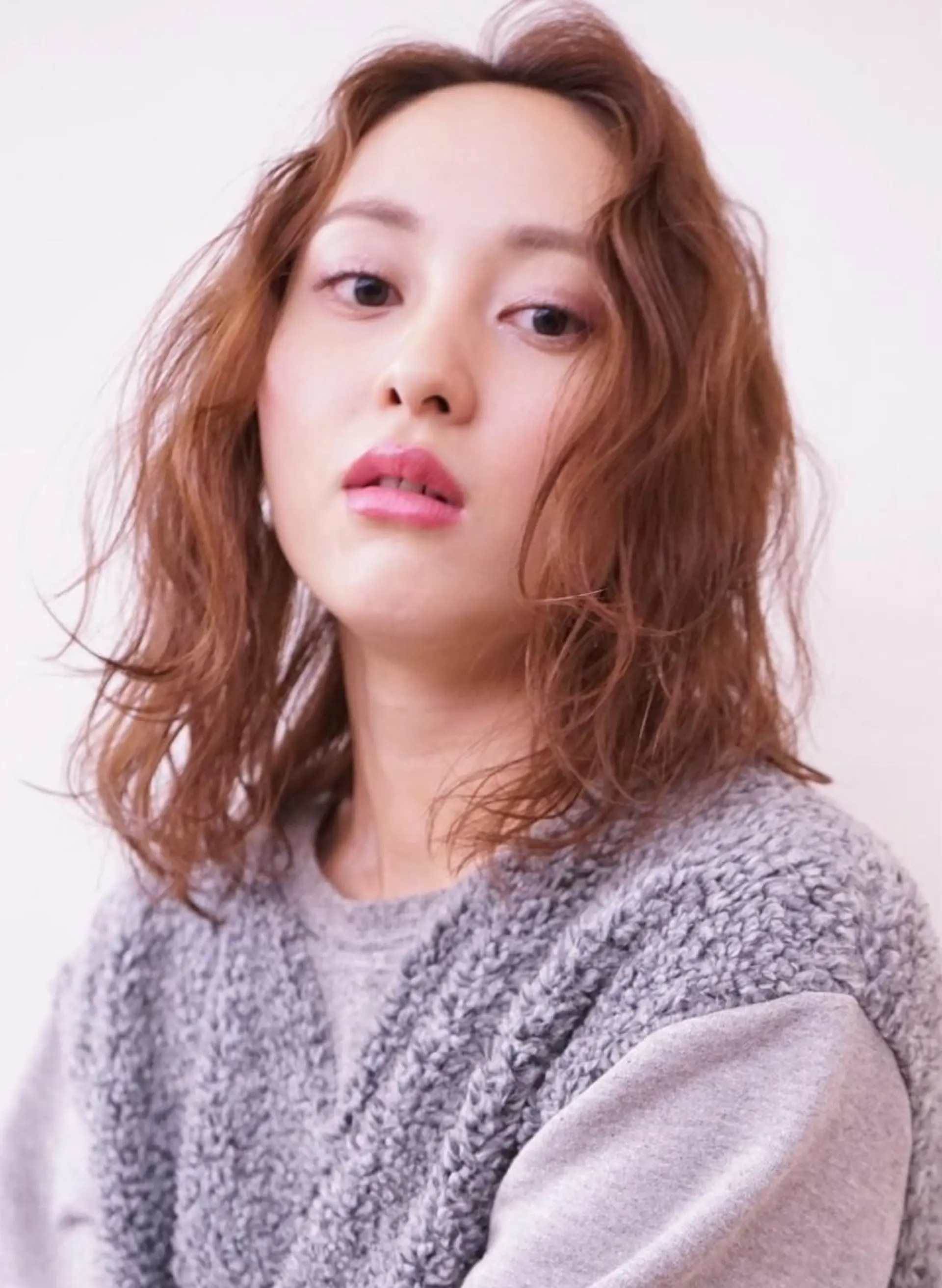 セミロング カラー パーマ ヘアアレンジ カット パーマ 可愛いを作る神 ナオヒロのヘアスタイル