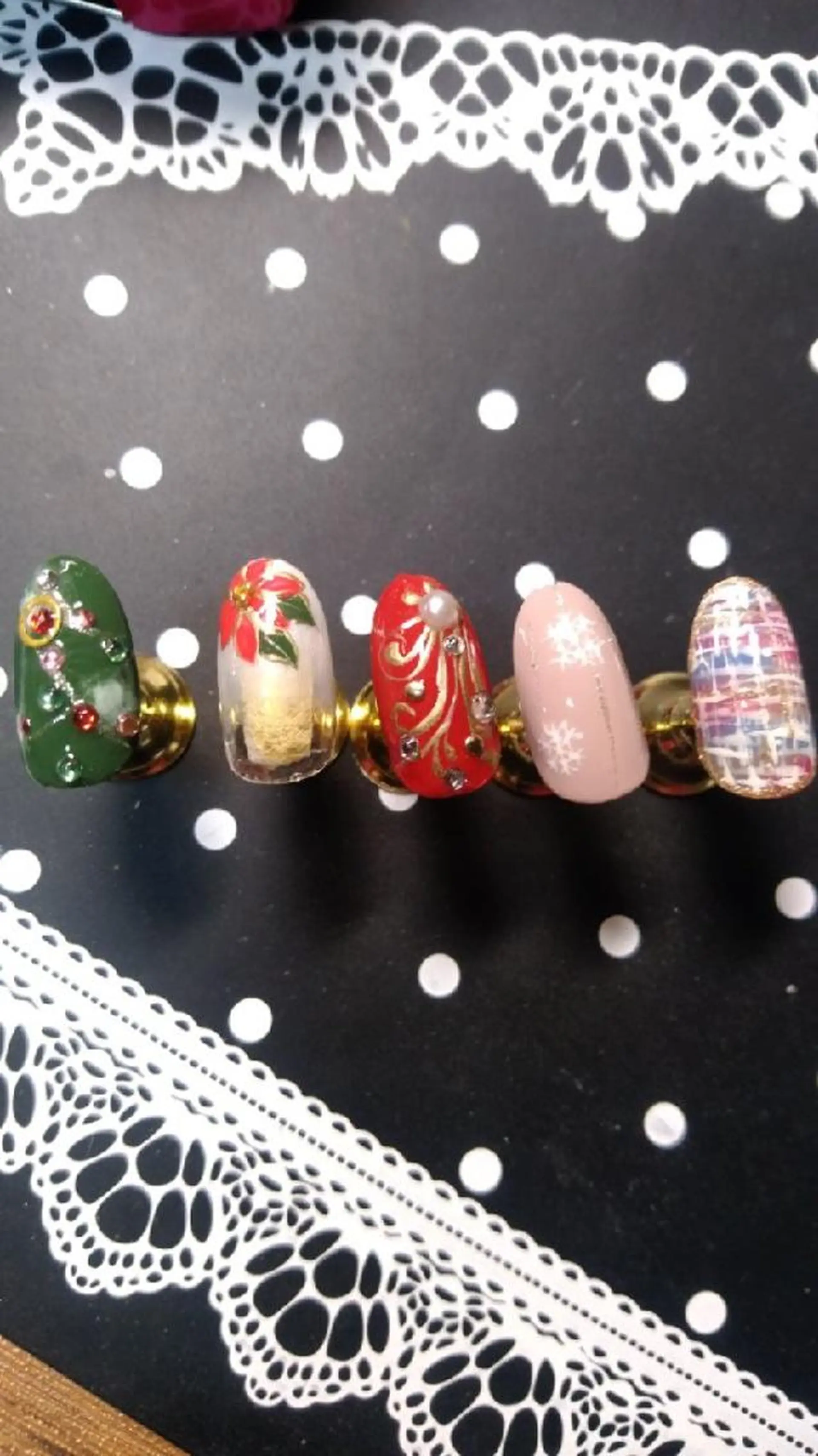 ネイル 冬ネイル 芦原 嘉子のネイルデザイン