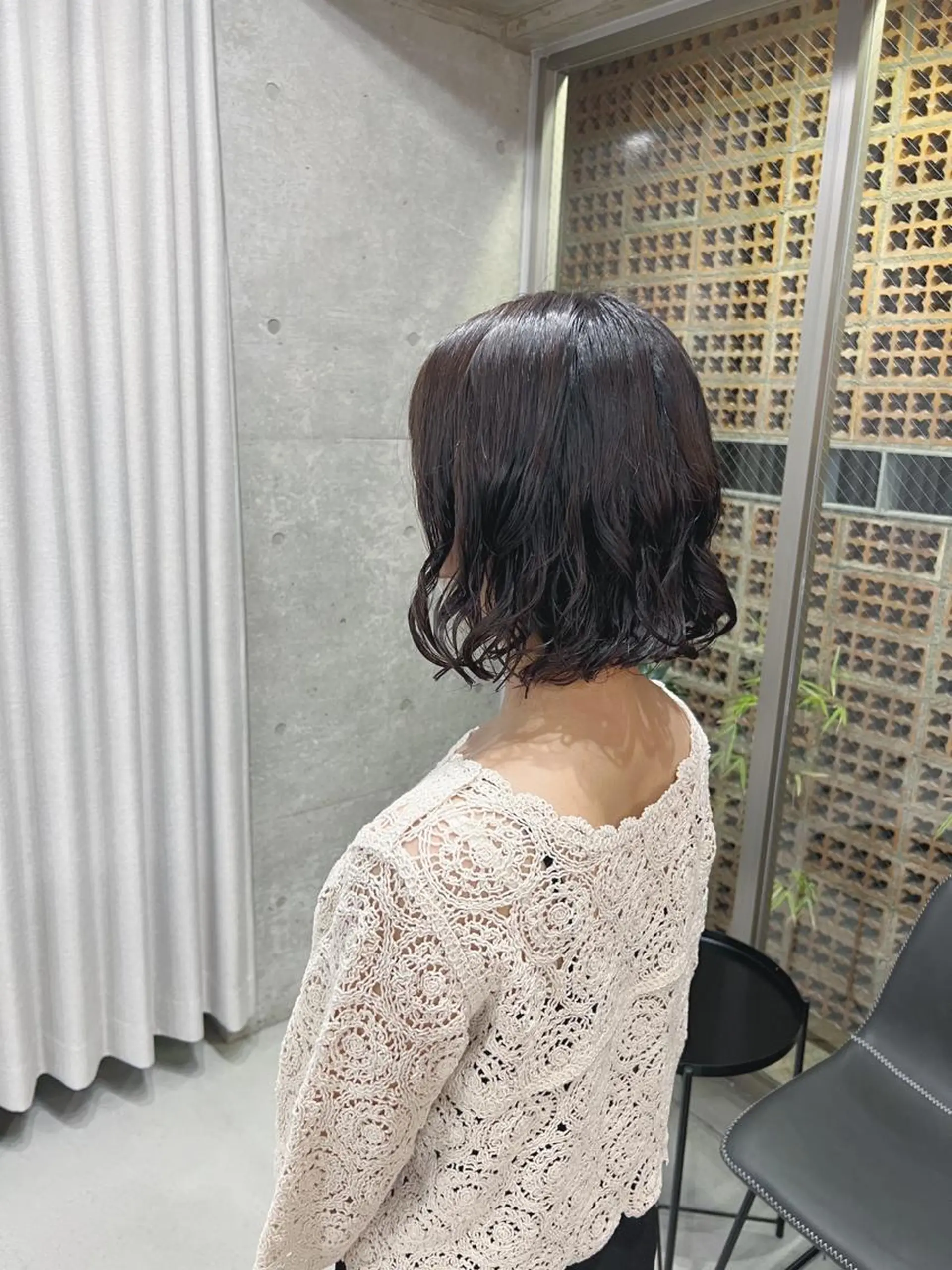 パーマ ボブパーマコテ巻き風 パーマNo1深江秀平のヘアスタイル