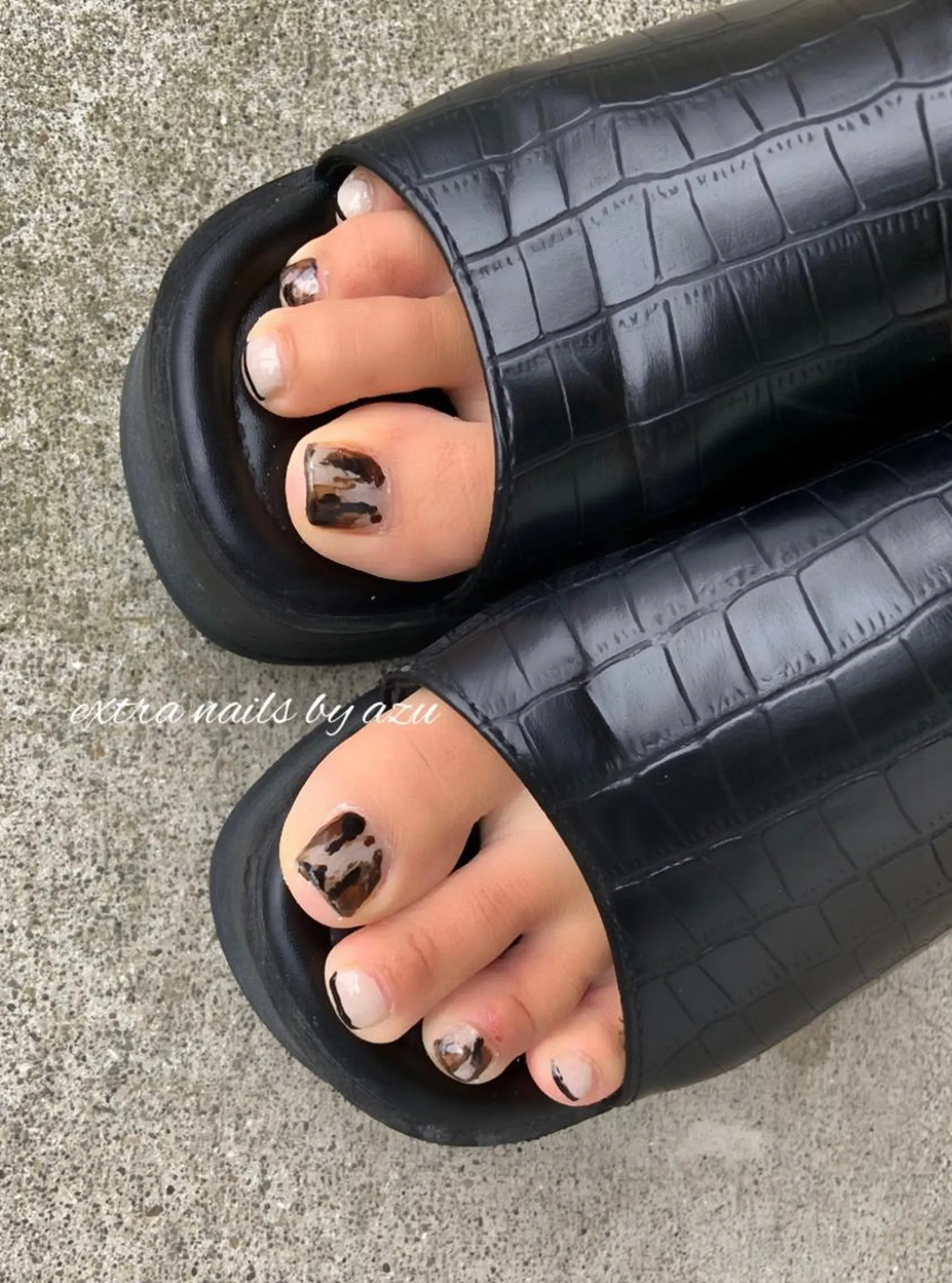 ネイル フットネイル extranails ／lemellaのネイルデザイン