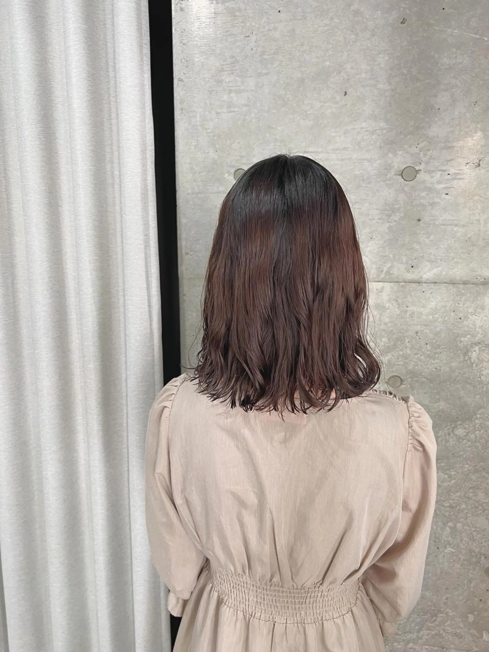 ミディアム パーマ ボブパーマコテ巻き風 パーマNo1深江秀平のヘアスタイル