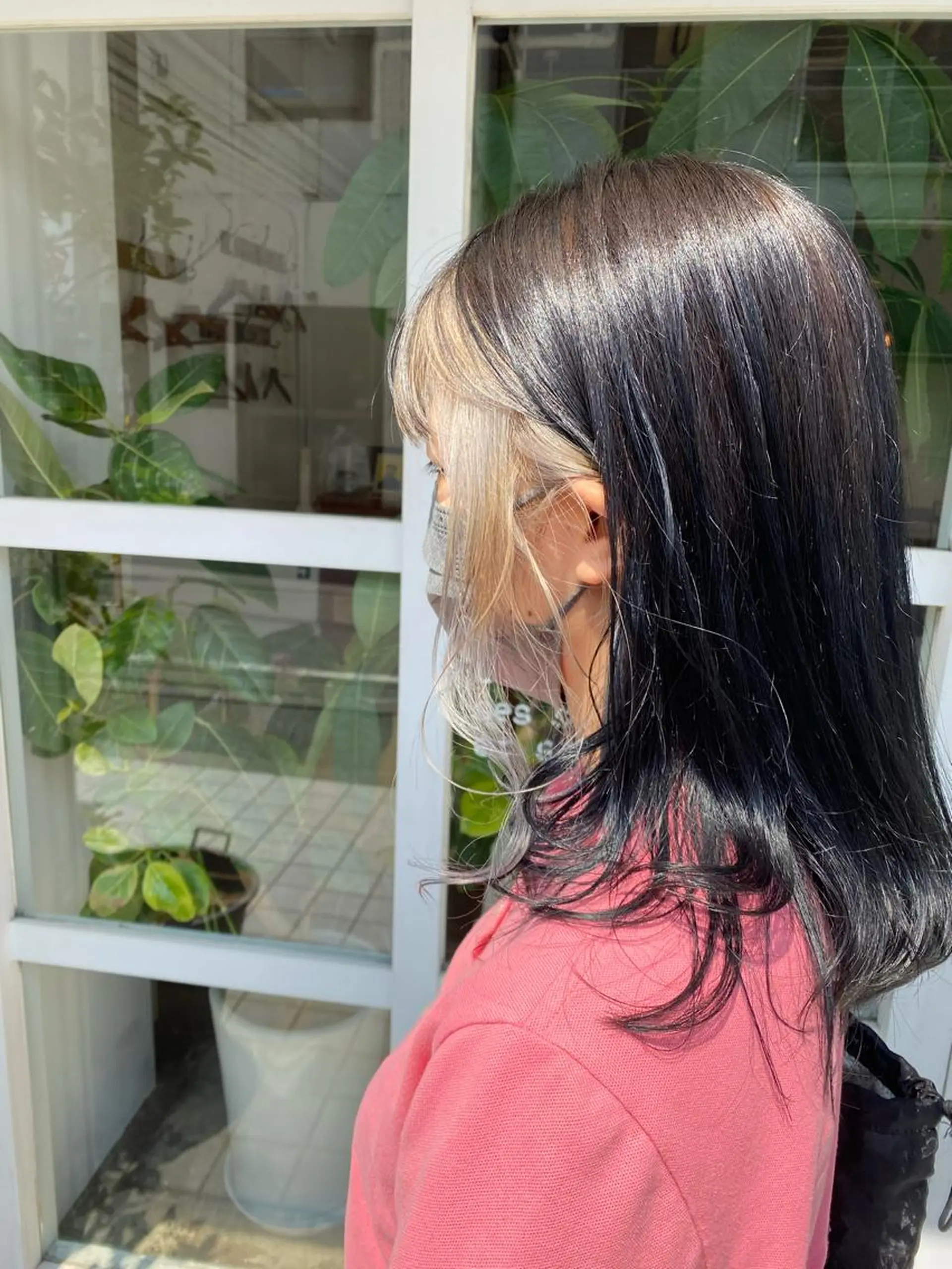 ミディアム カット ヘアカラー トリートメント わかばやし ゆうこのヘアスタイル