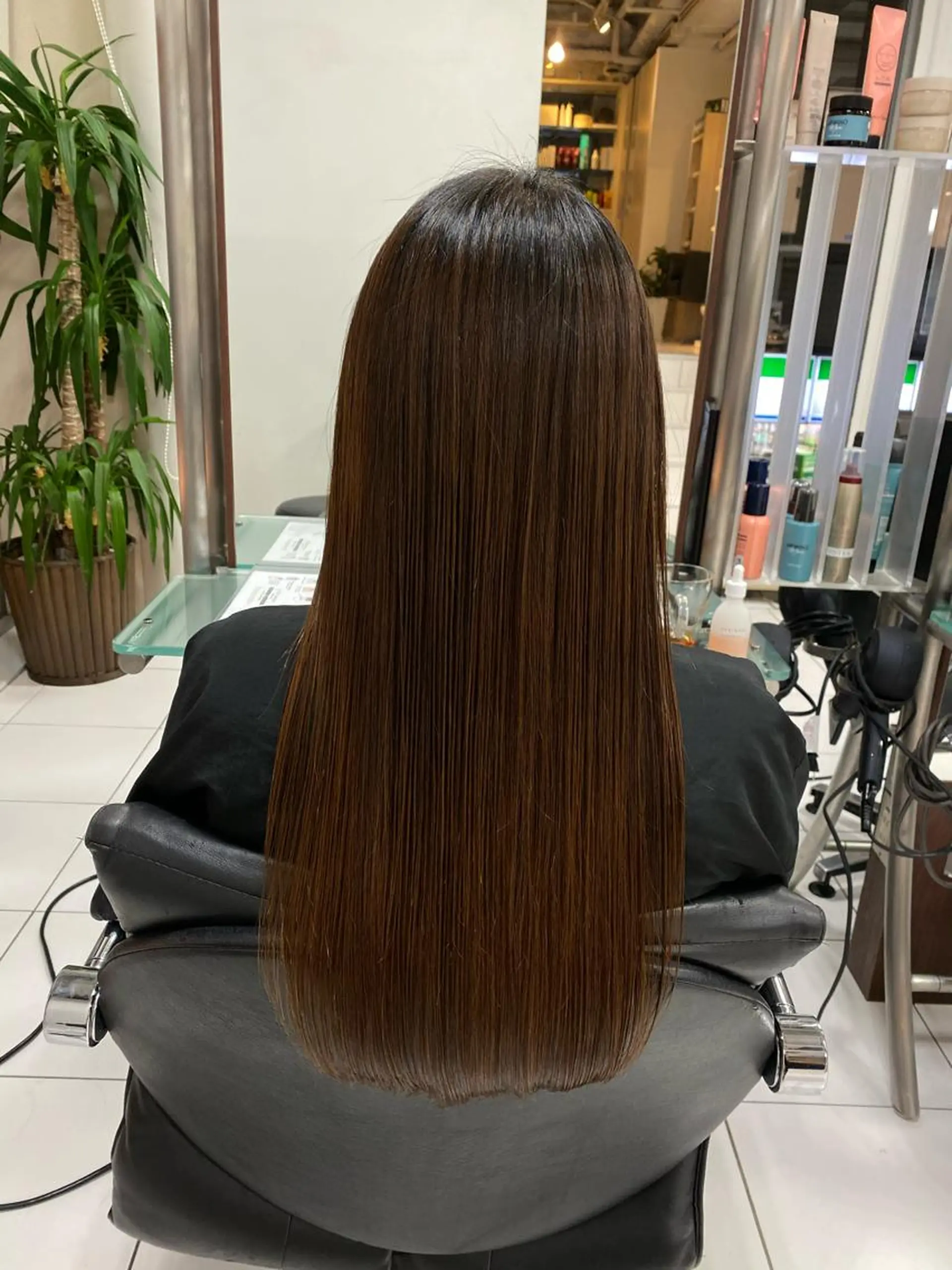 ロング パーマ 大石 さやかのヘアスタイル