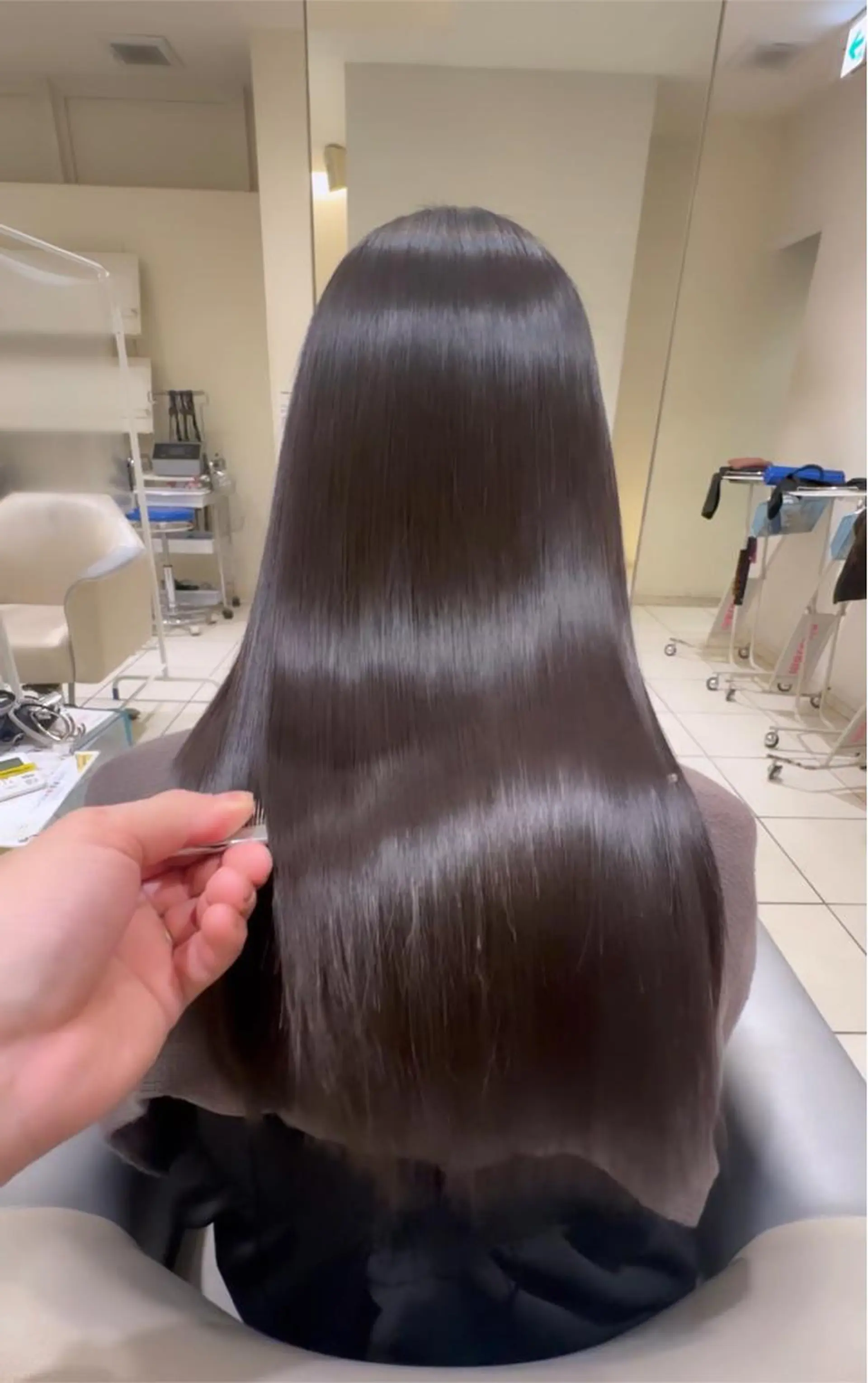 ロング ヘアカラー トリートメント MODE K´s eau髪質改善特化のヘアスタイル