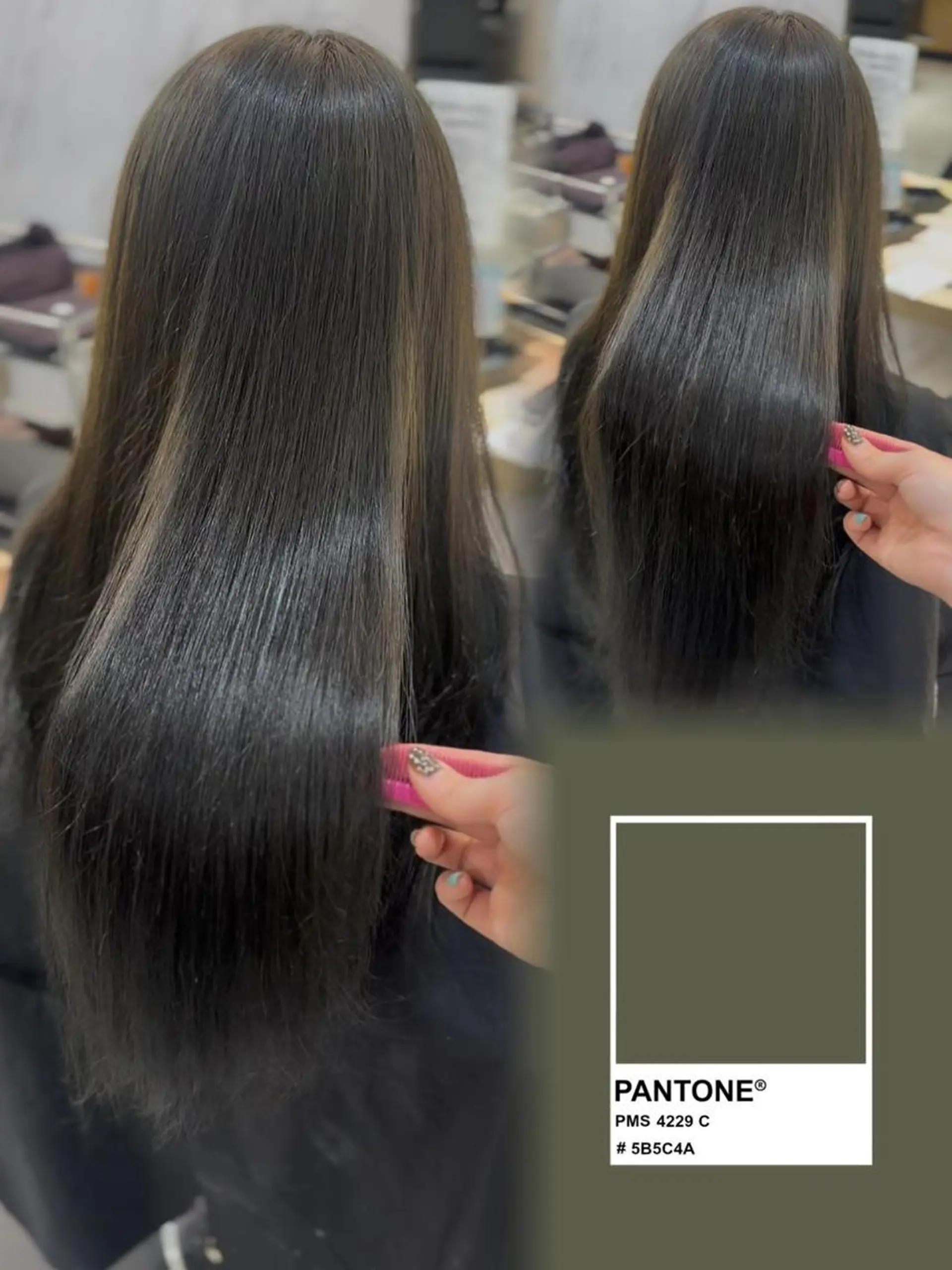 ミディアム カラー L.E.M 仙台のヘアスタイル