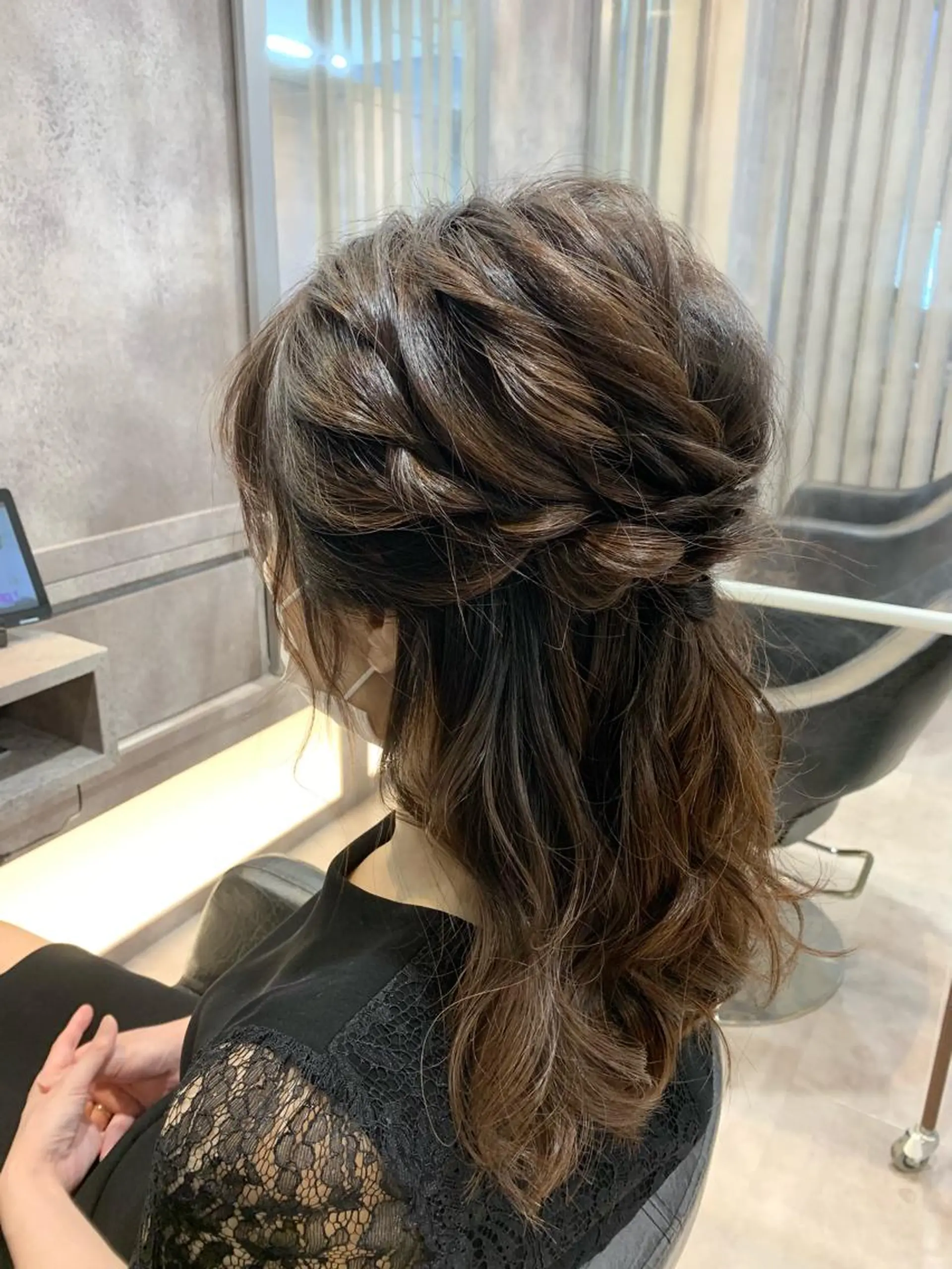 ヘアアレンジ ハーフアップ B E C H I C O〔べち子〕のヘアスタイル