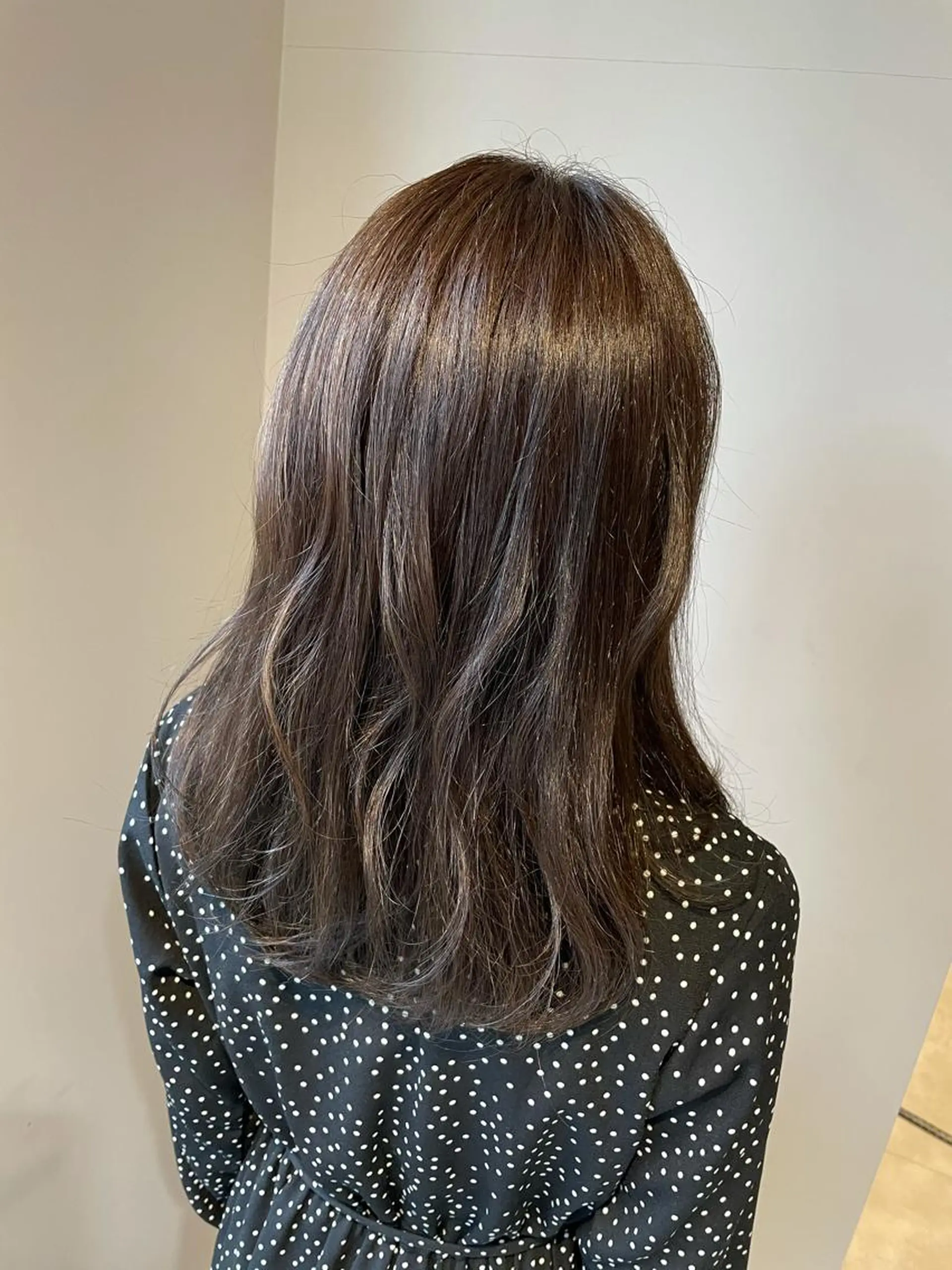 ミディアム カット レイヤー×髪質改善 ×透明感/杉田 圭のヘアスタイル
