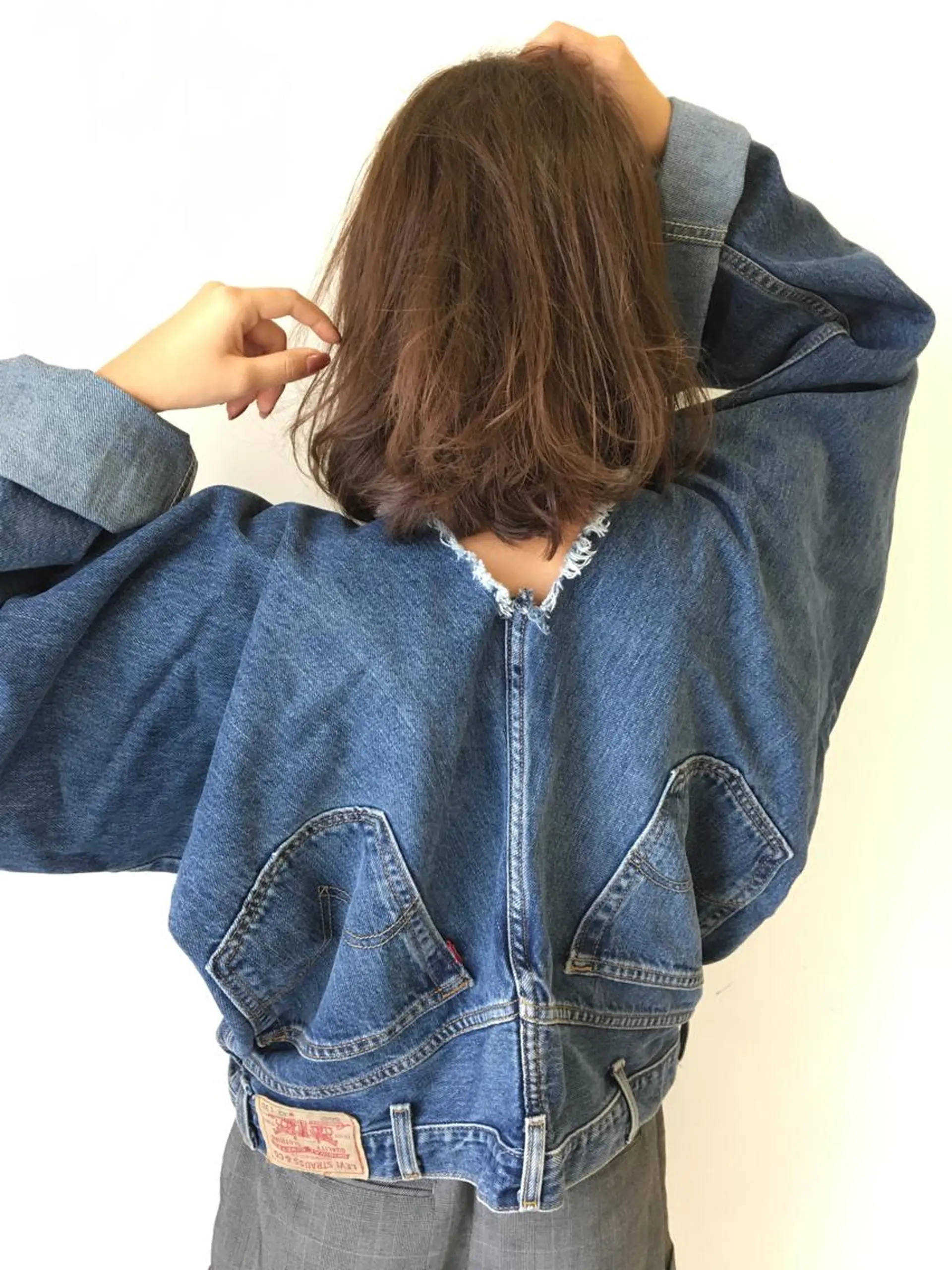 ミディアム 店長/mao/ 前髪/顔周りカットのヘアスタイル