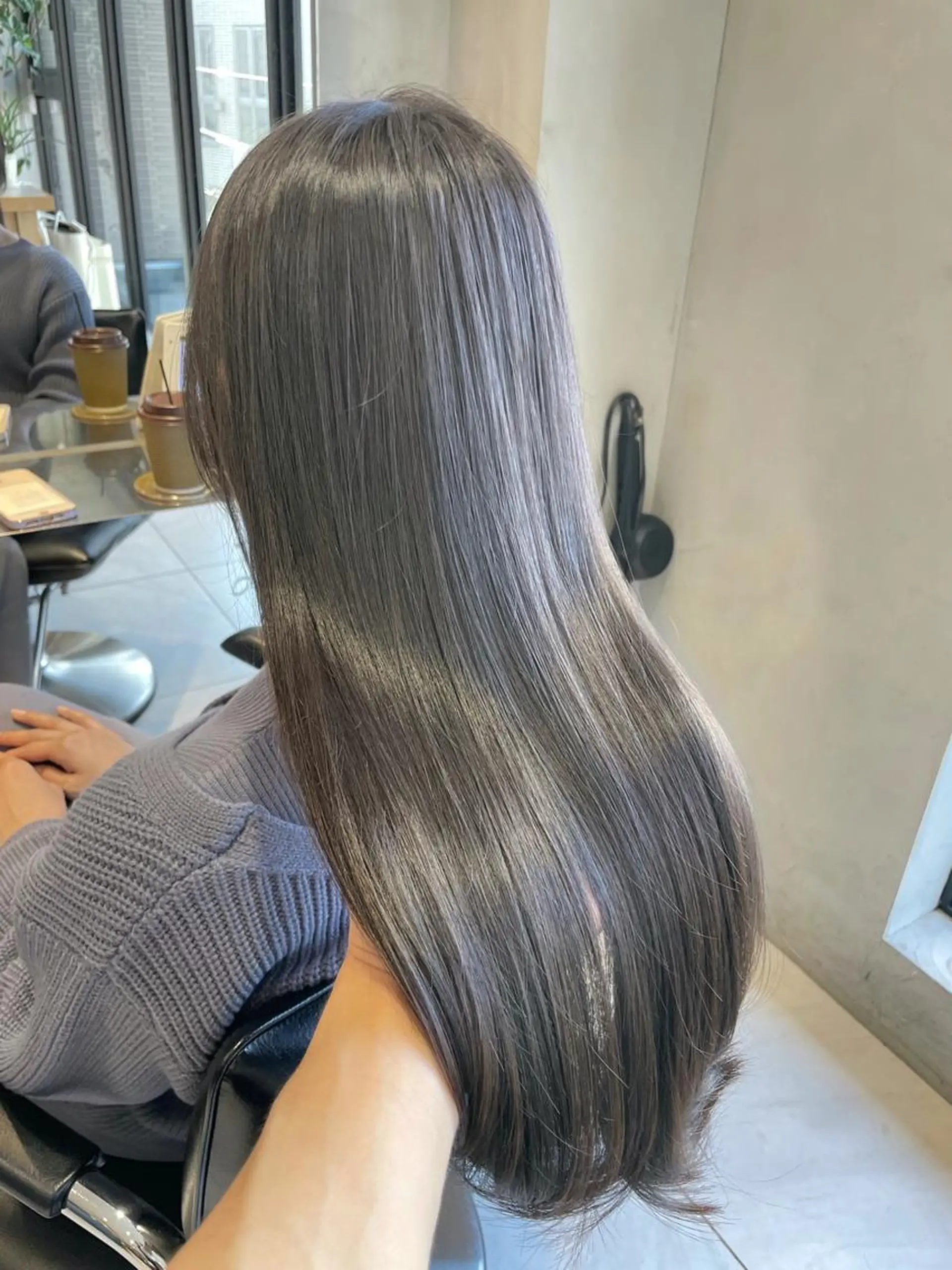 ロング カラー ヘアカラー トリートメント ヘッドスパ 柔らか透け感カラー 🌿ムロヤリョウスケのヘアスタイル