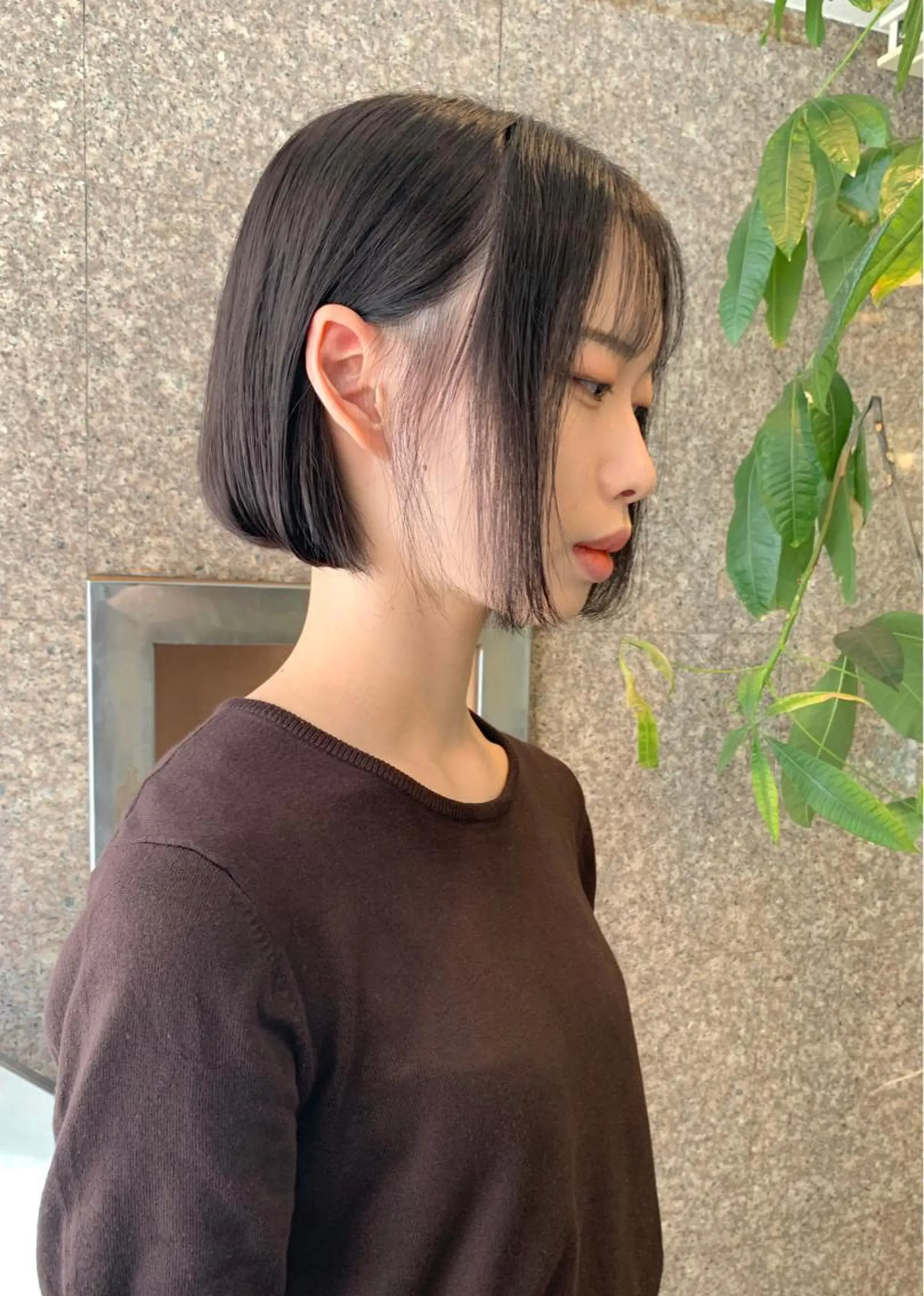 ショート カラー ボブ カット ヘアカラー トリートメント 矢野 晃平のヘアスタイル