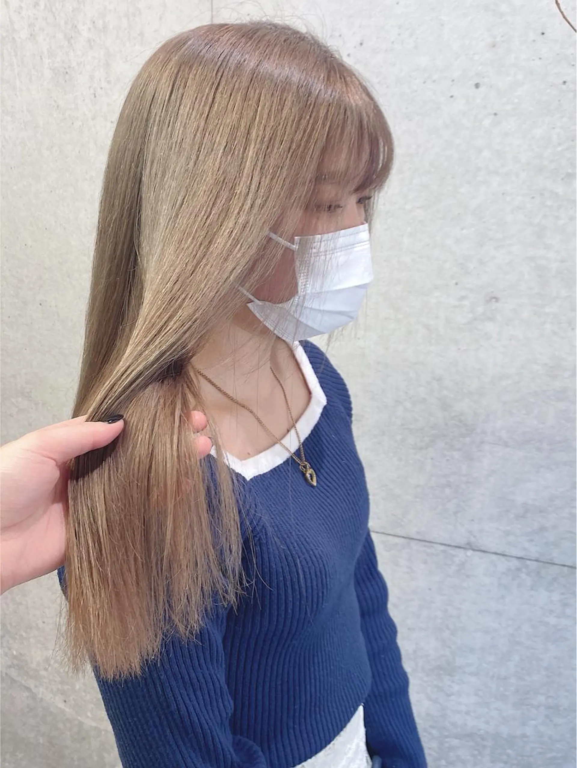 セミロング カラー ベージュカラー kaho🧸 / 大人styleのヘアスタイル