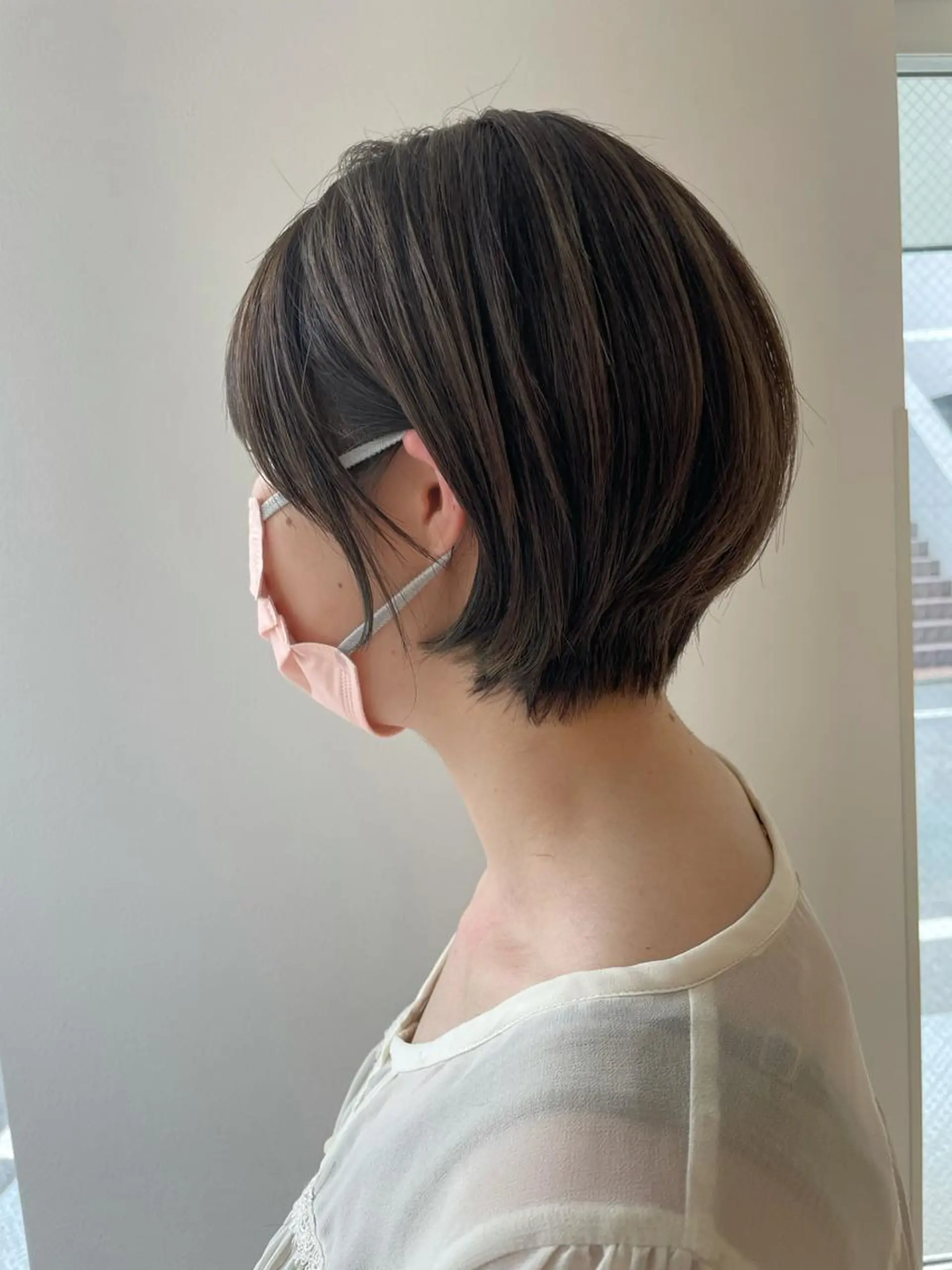 ショート カラー ショートヘア カット ヘアカラー 福島成美/髪質改善 縮毛矯正/カラーのヘアスタイル