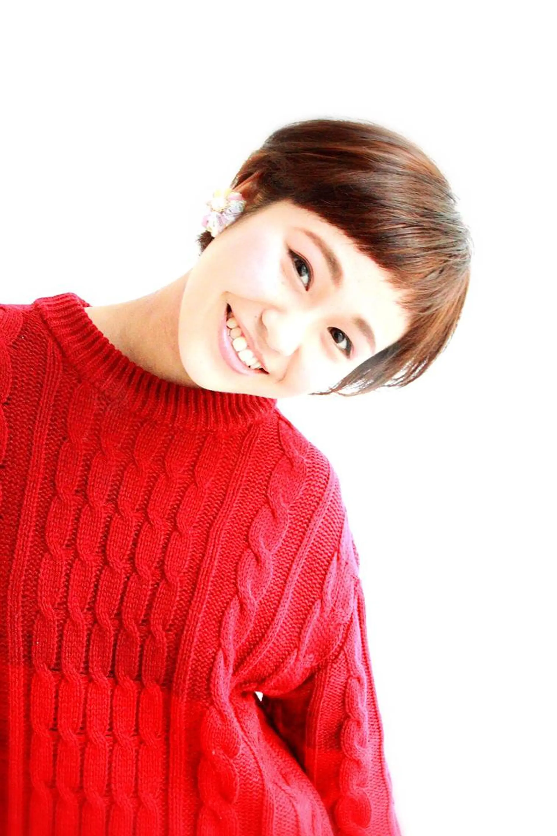 ショート カラー ハイライトカラー オレンジ ハイライト 日高 香織のヘアスタイル