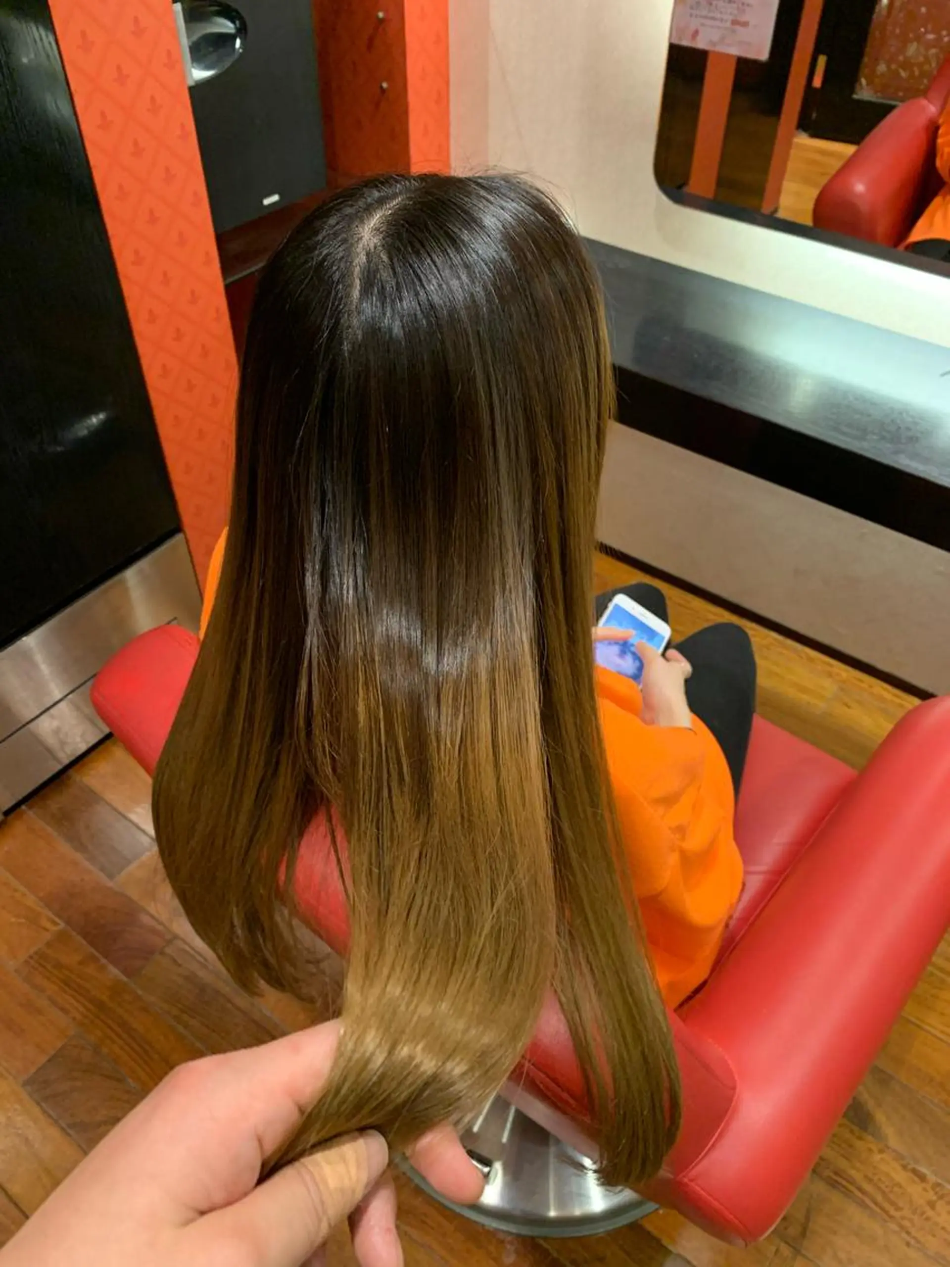 ロング 縮毛矯正/髪質改善 EARTH髙橋のヘアスタイル