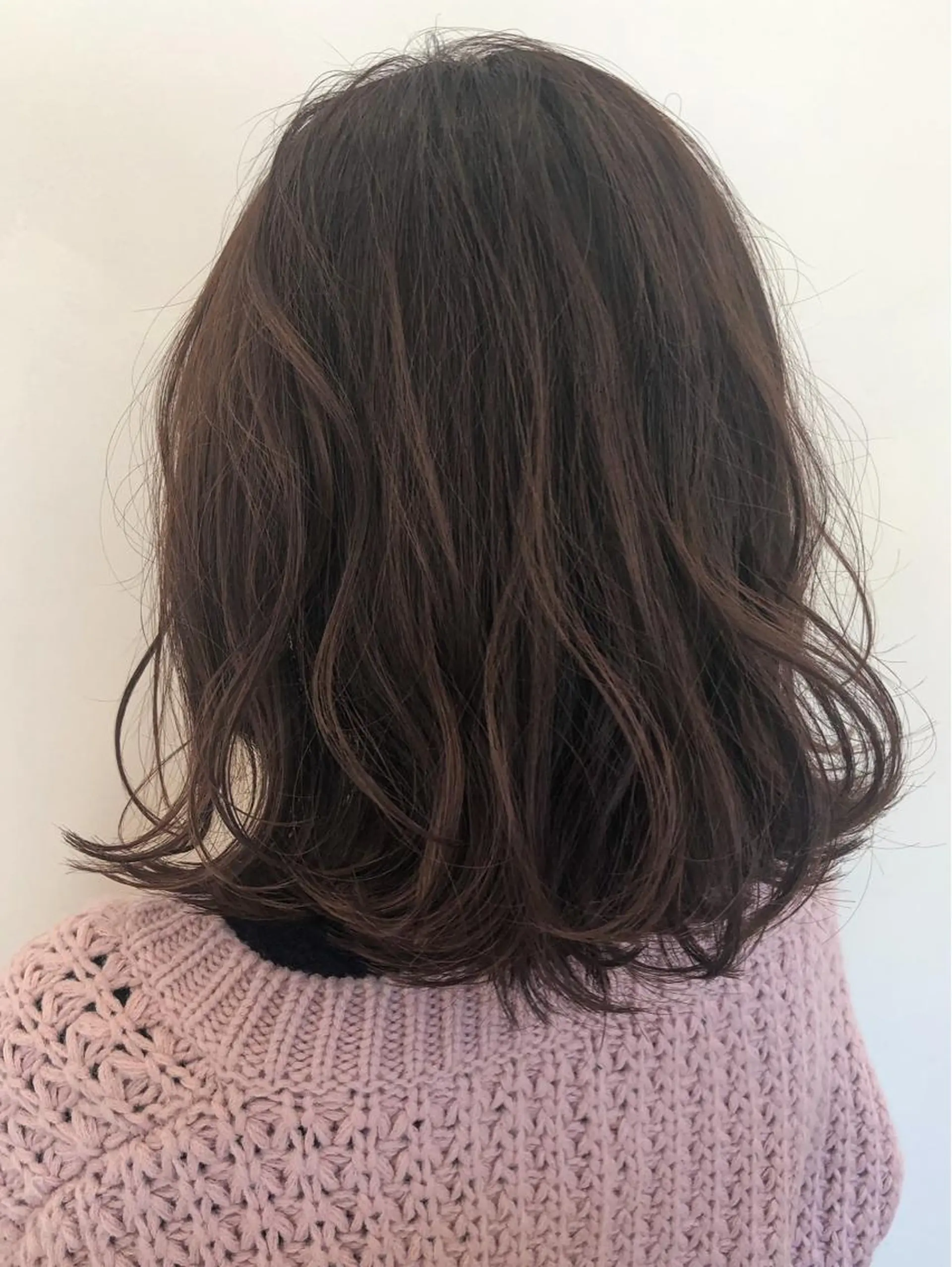 ミディアム カラー ヘアアレンジ カット ヘアカラー トリートメント アズール 深谷店のヘアスタイル