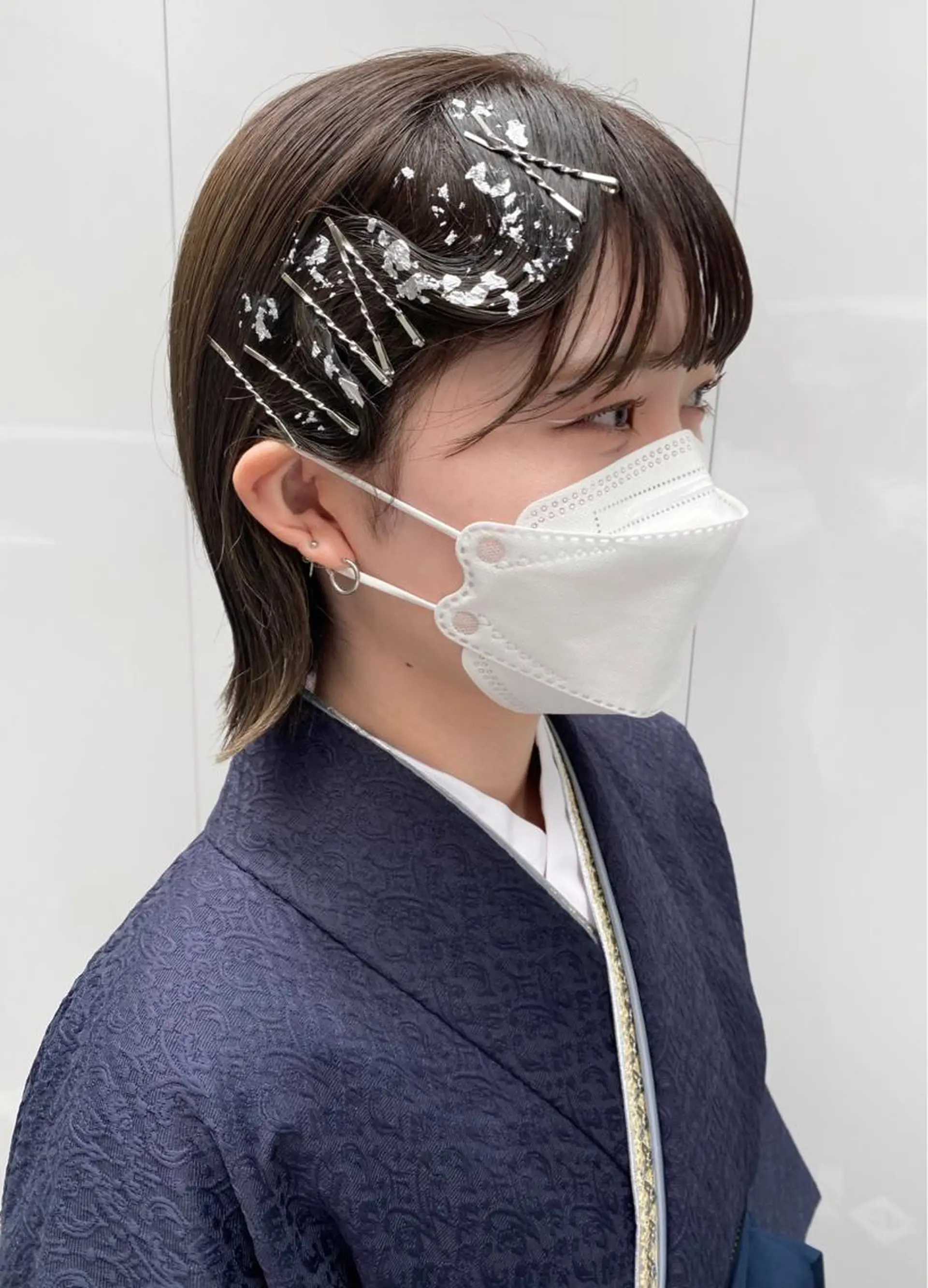 ミディアム ヘアアレンジ 成人式 卒業式のヘアスタイル 🌟アレンジが似合う カラー🌟Rumiのヘアスタイル