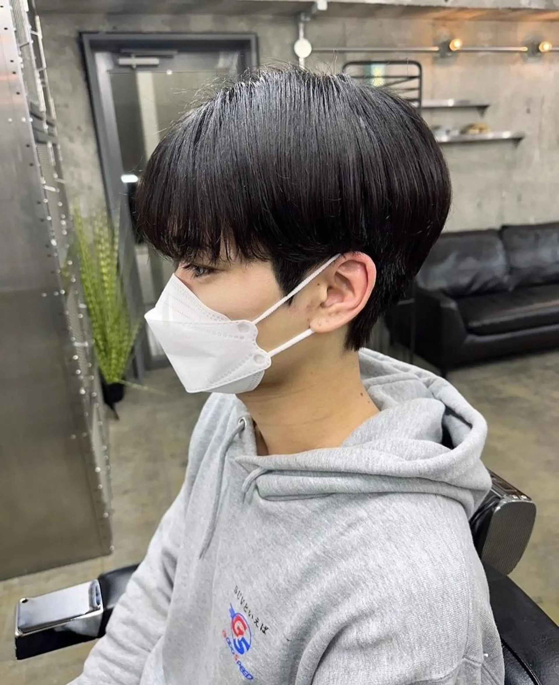 ショート ボブ ハイライト 髪質改善 韓国風ヘア ショートヘア カット パーマ MASHU韓国ヘア/ レイヤー/透明感カラのヘアスタイル