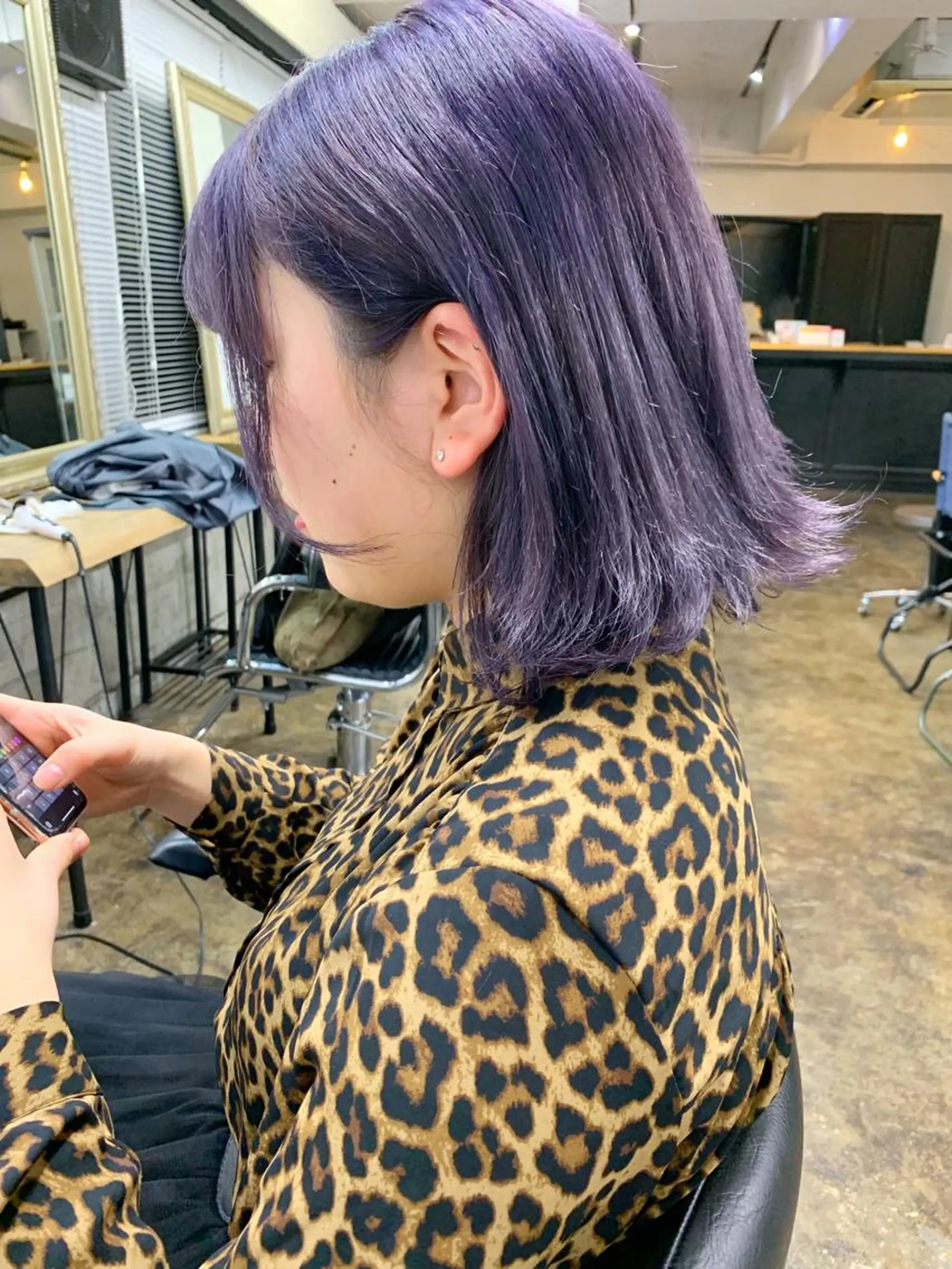 ミディアム カラー メンズパーマ メンズ特化ryoのヘアスタイル