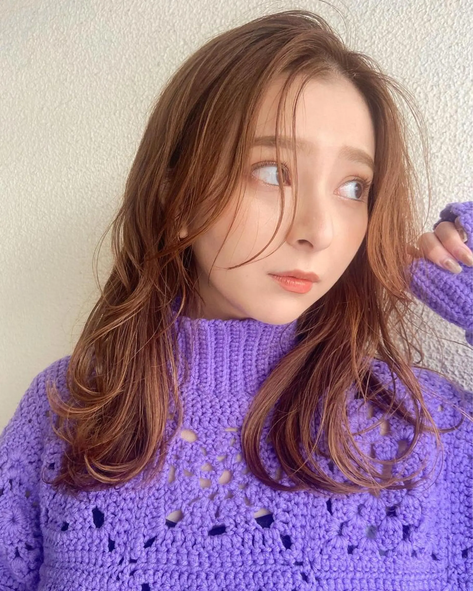 ミディアム カラー カット ヘアカラー トリートメント 松尾太樹 【pia】福岡美容室のヘアスタイル