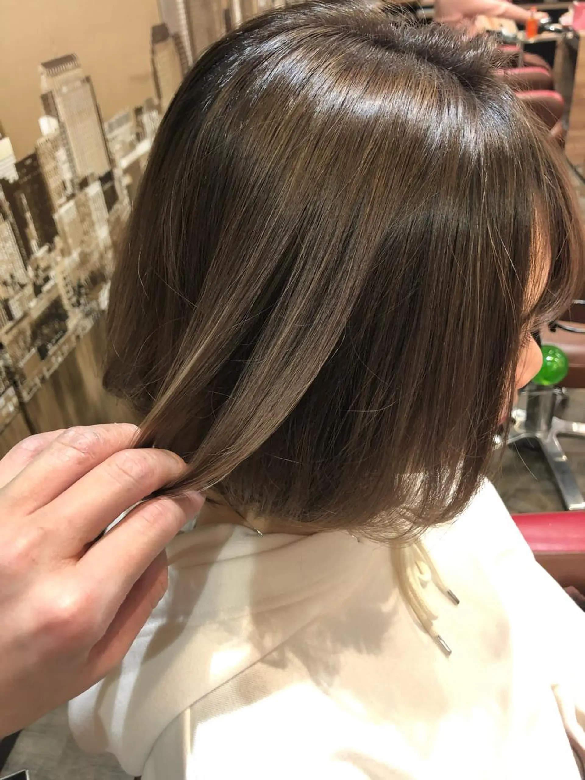 ミディアム カラー メンズヘア特化 崎田 成人のヘアスタイル