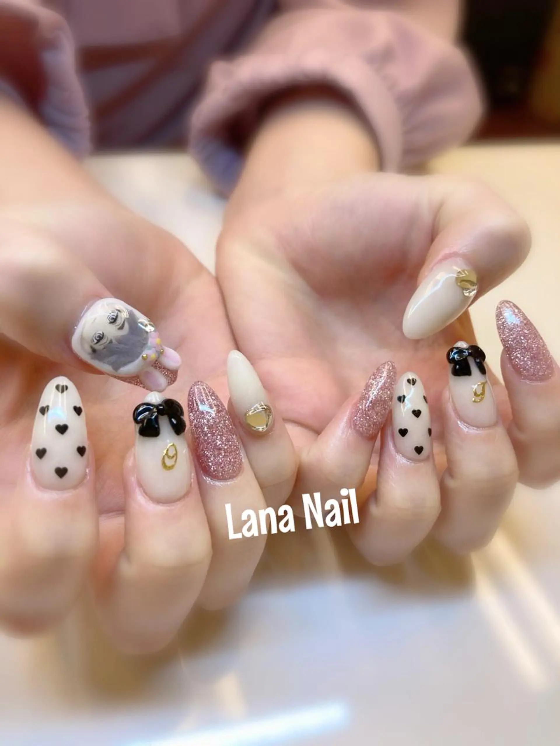 ネイル スカルプネイル Lana Nailのネイルデザイン