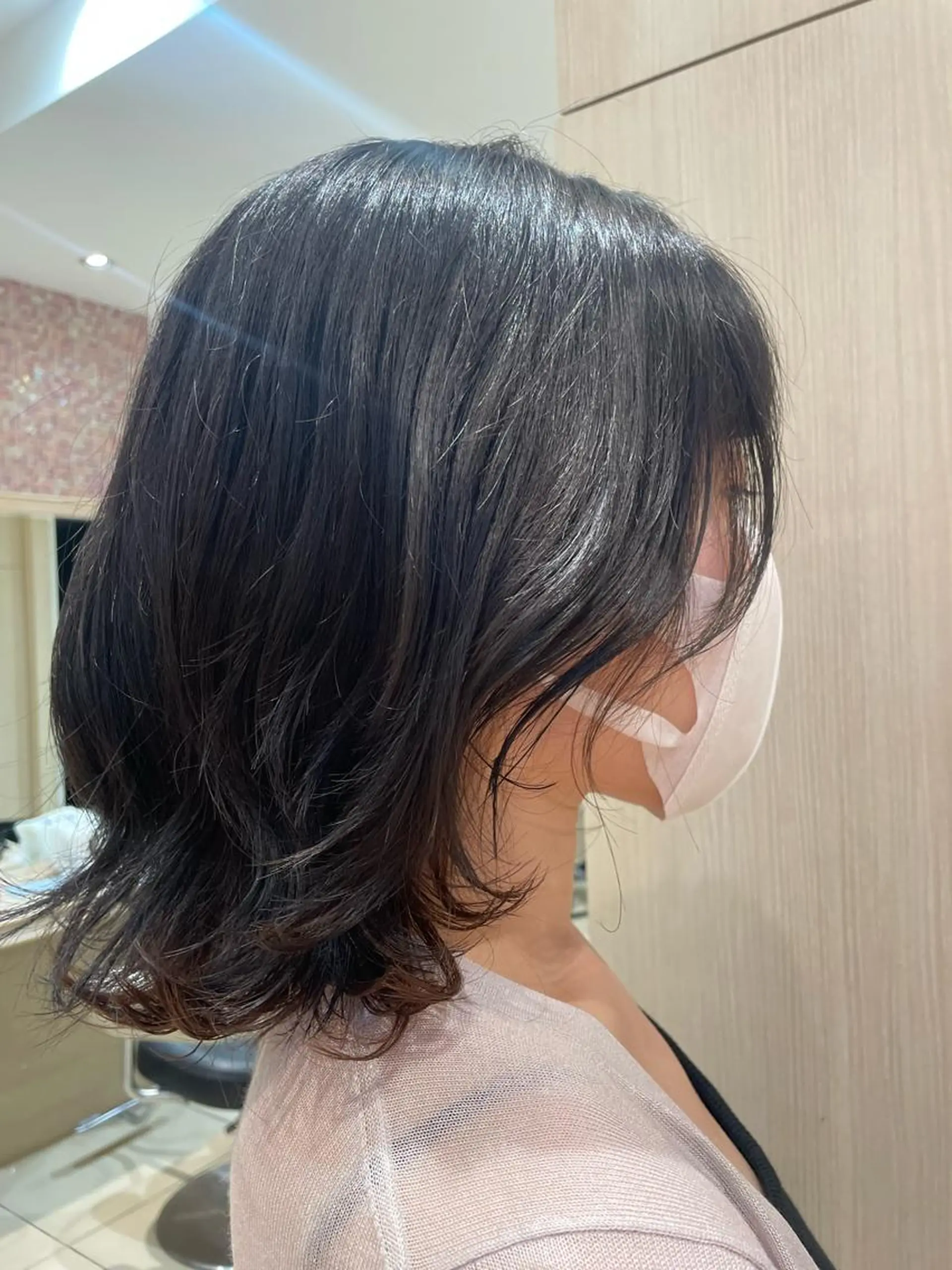 ミディアム ヘアアレンジ カット トリートメント 韓国ヘアメイク🎀/ 縮毛矯正✨山本媛香のヘアスタイル