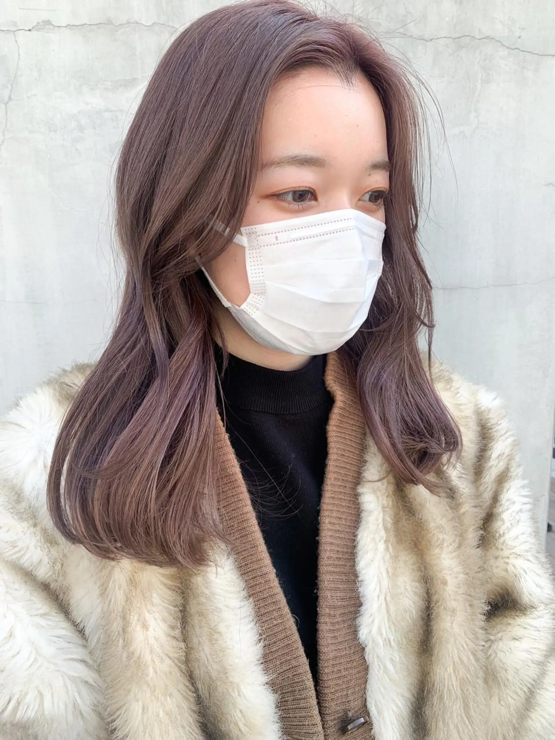 セミロング カラー ヘアアレンジ ヘアカラー トリートメント yuka .のヘアスタイル