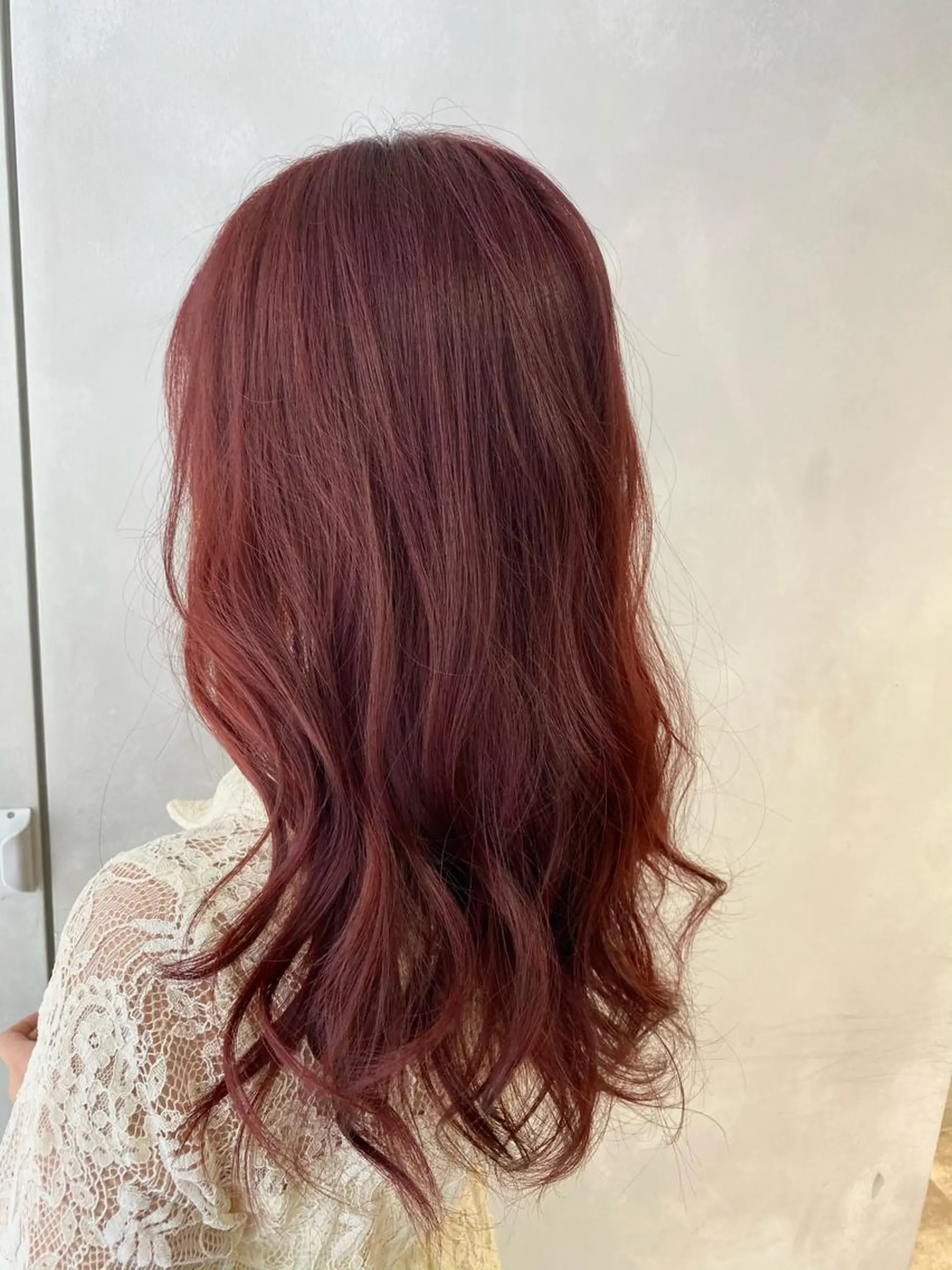 セミロング カラー M IIのヘアスタイル