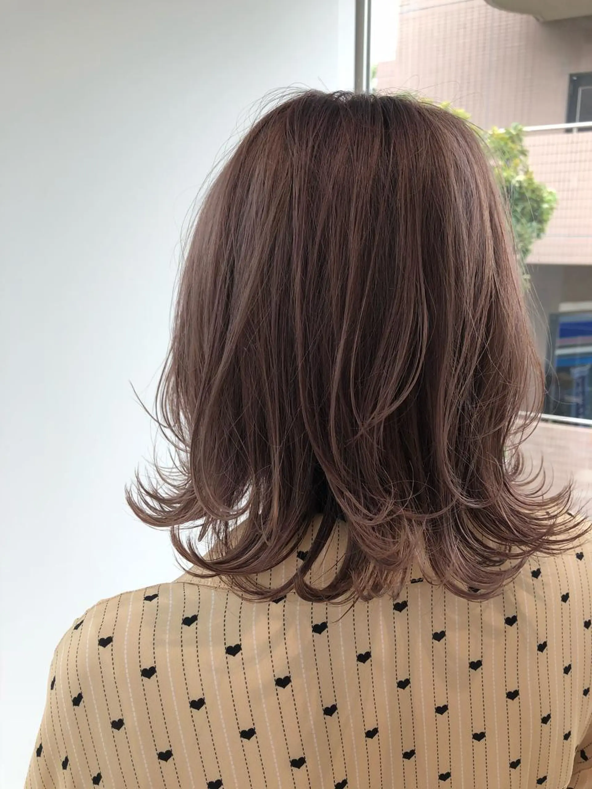 ミディアム カラー レイヤーカット✂️ 横浜No1♡下鳥翔子のヘアスタイル