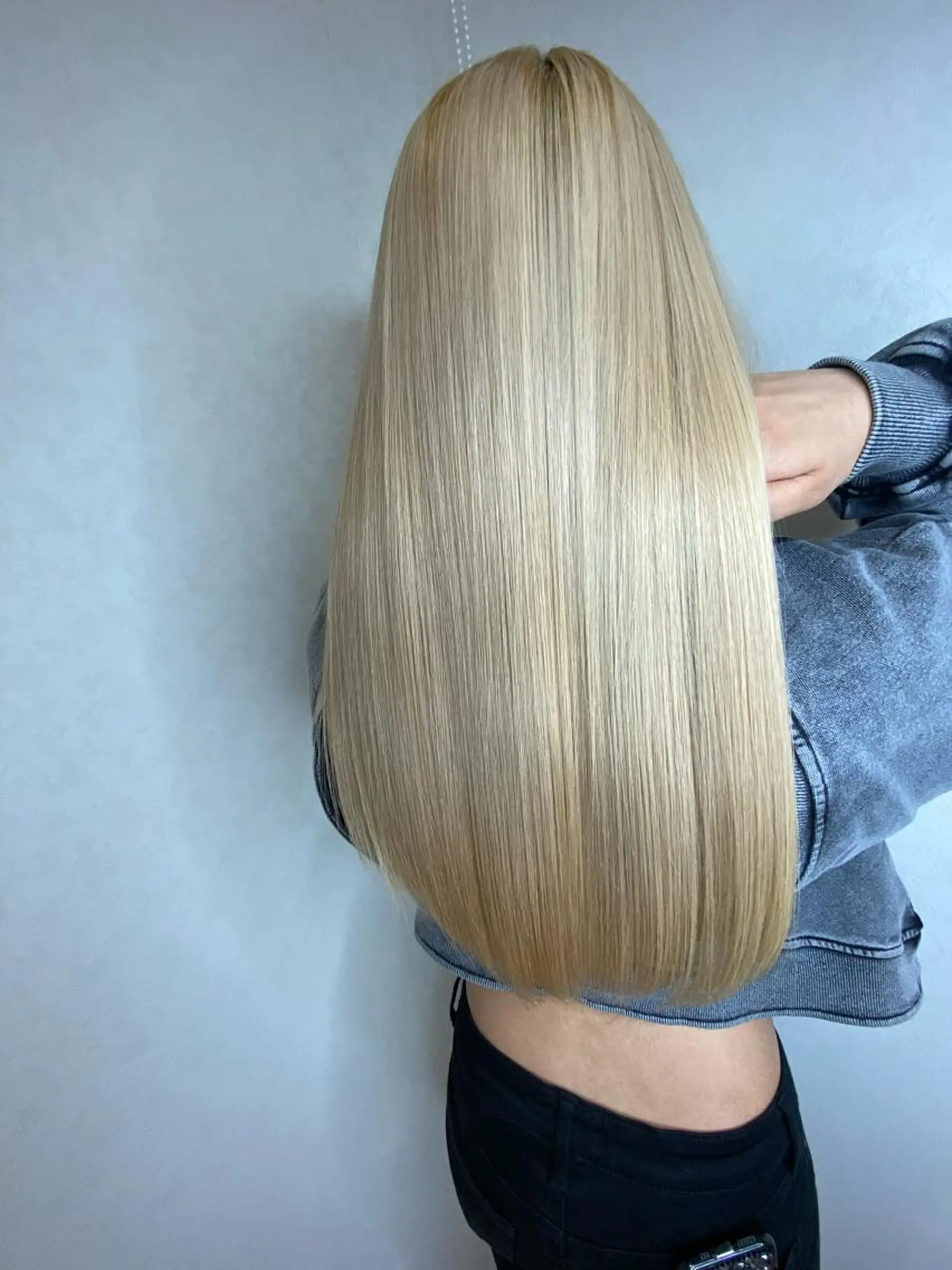 ロング 縮毛矯正 トリートメント ムトウセイマ/ 縮毛矯正/ブリーチのヘアスタイル