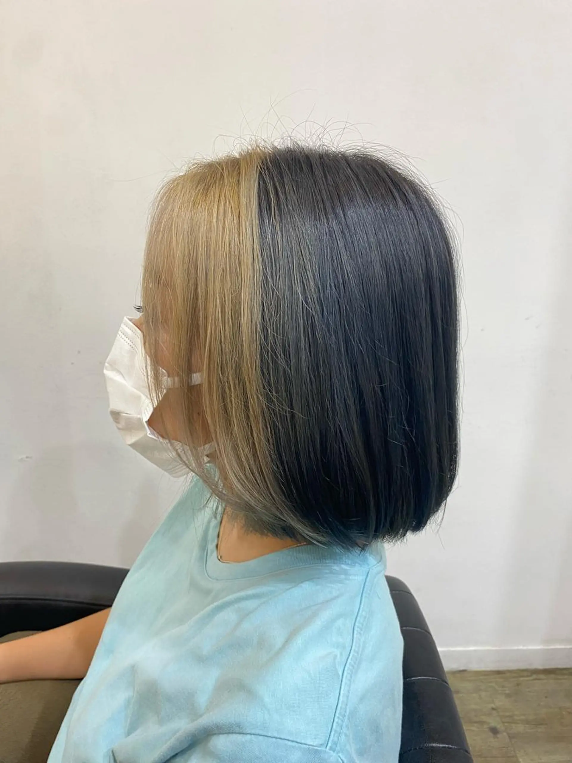 ミディアム カラー Ashanti 磯崎のヘアスタイル