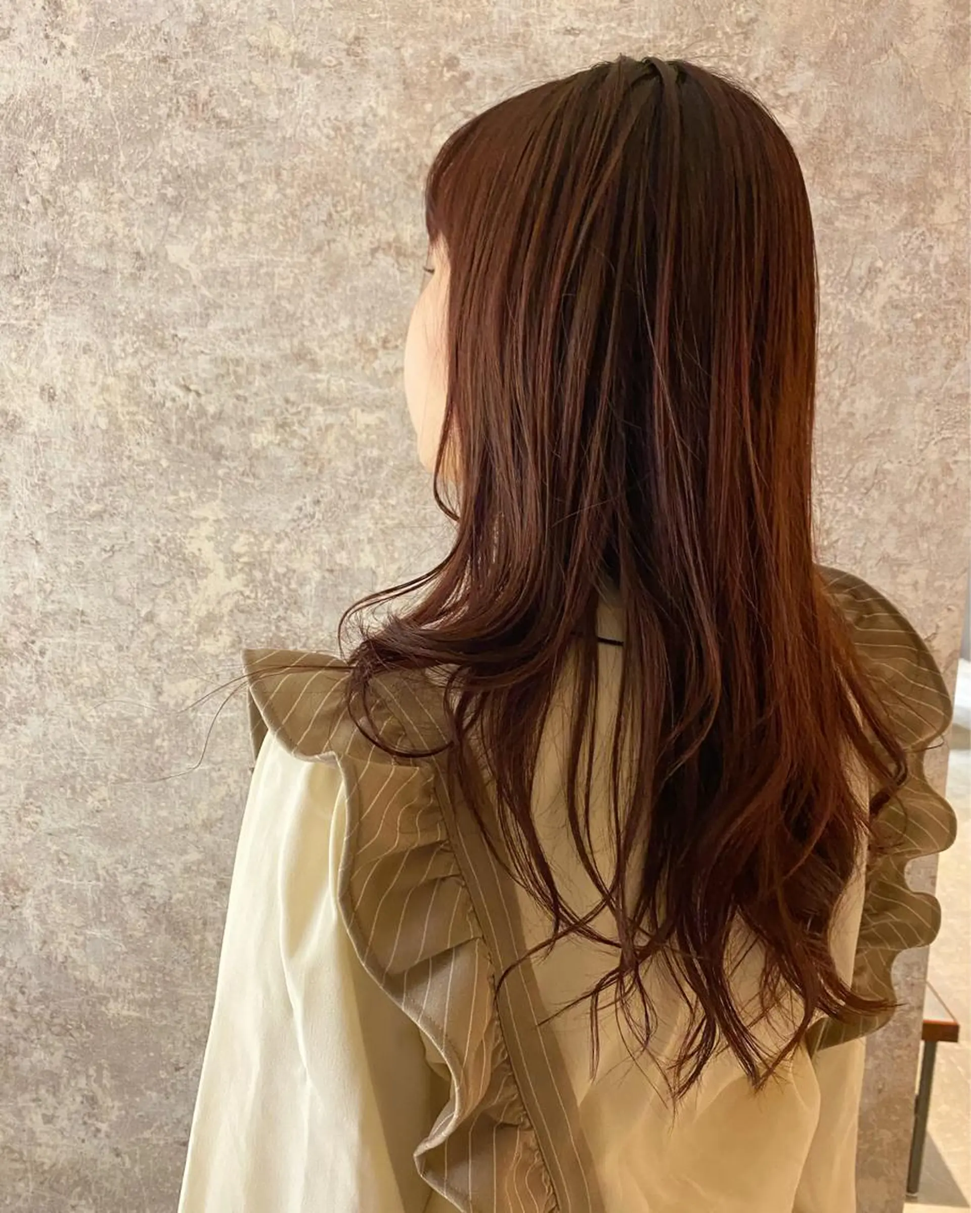 ロング ロング トリートメント 髪質改善/デザイン/ 天王寺/奥野和広のヘアスタイル
