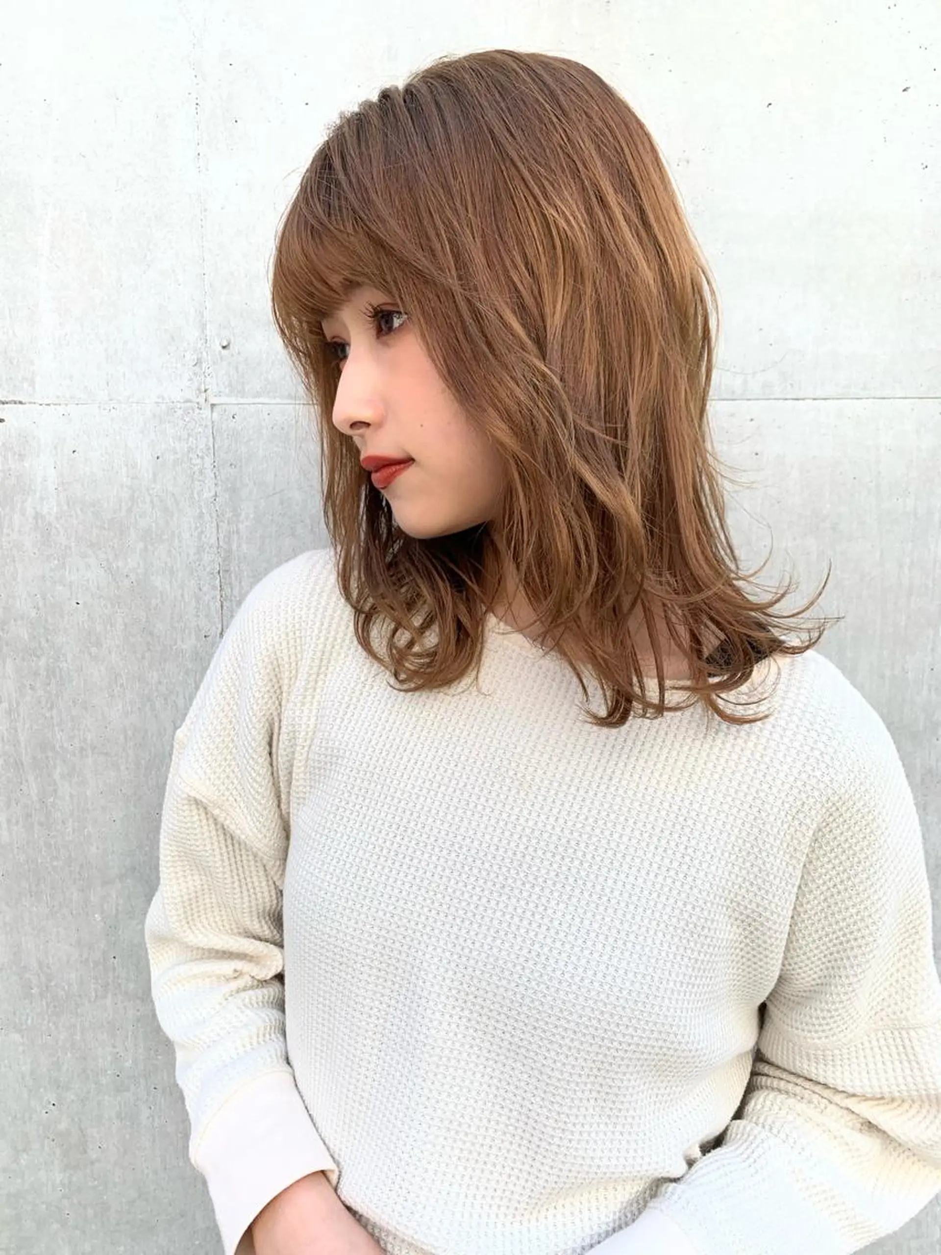 ミディアム ✨髪質改善　美髪✨ 縮毛　井上 大誠のヘアスタイル