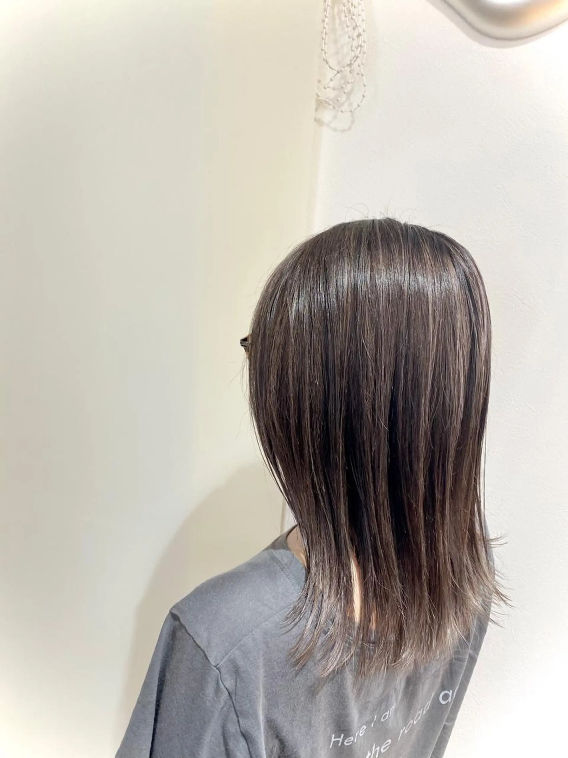 ミディアム ハイライト ヘアカラー トリートメント Kazu .Kのヘアスタイル