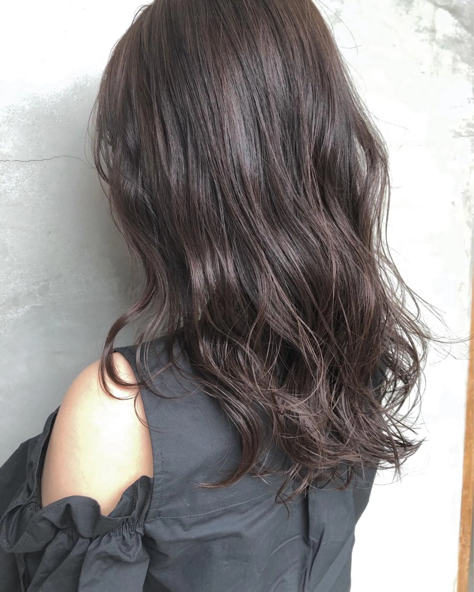 セミロング カラー ヘアアレンジ ブリーチダブルカラー ハイライト/山本喜熙のヘアスタイル