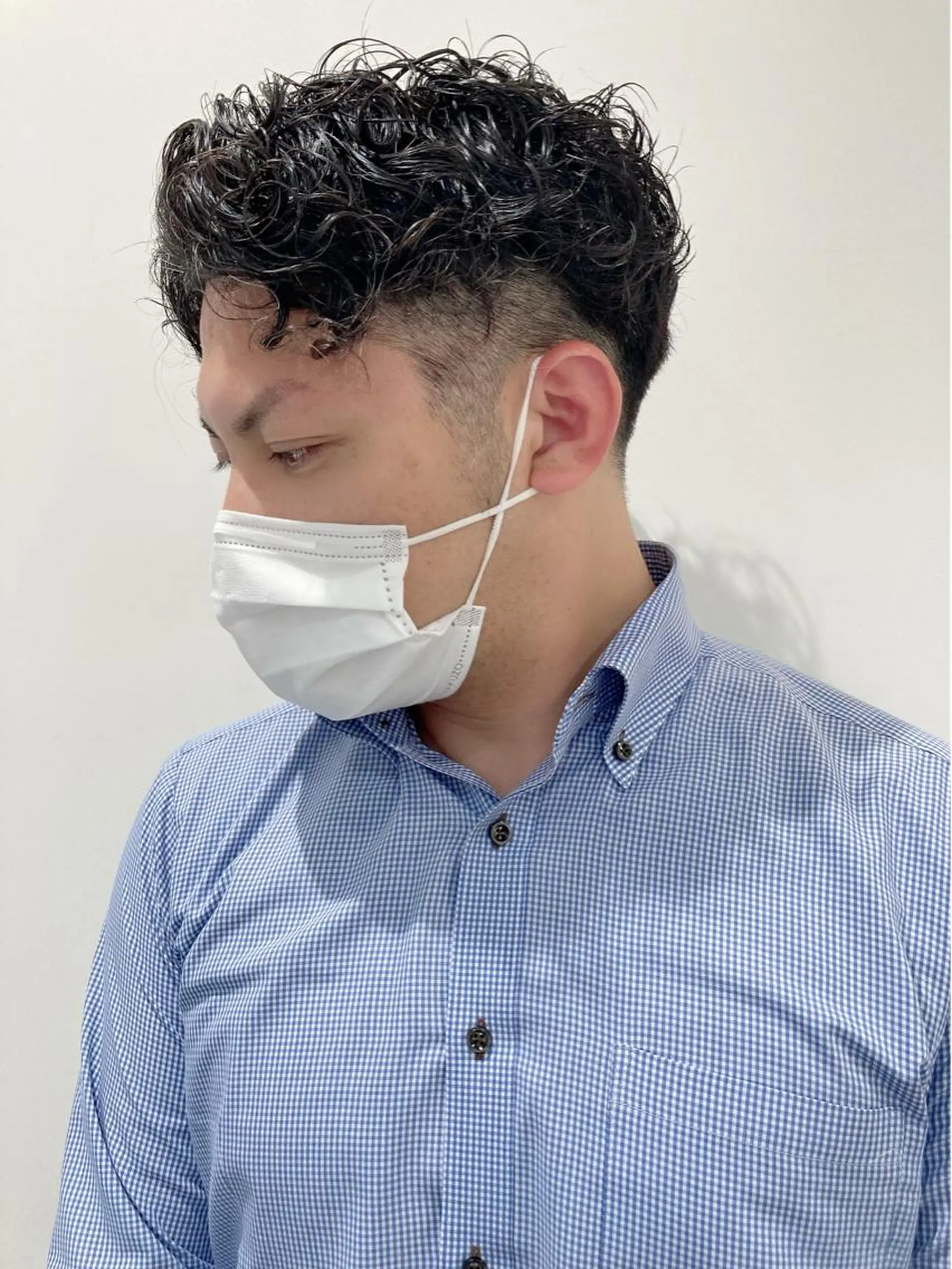 ショート パーマ メンズ Lond luce心斎橋【ロンドルーチェ】所属・Ruriブリーチ 酸性ストレートのヘアスタイル