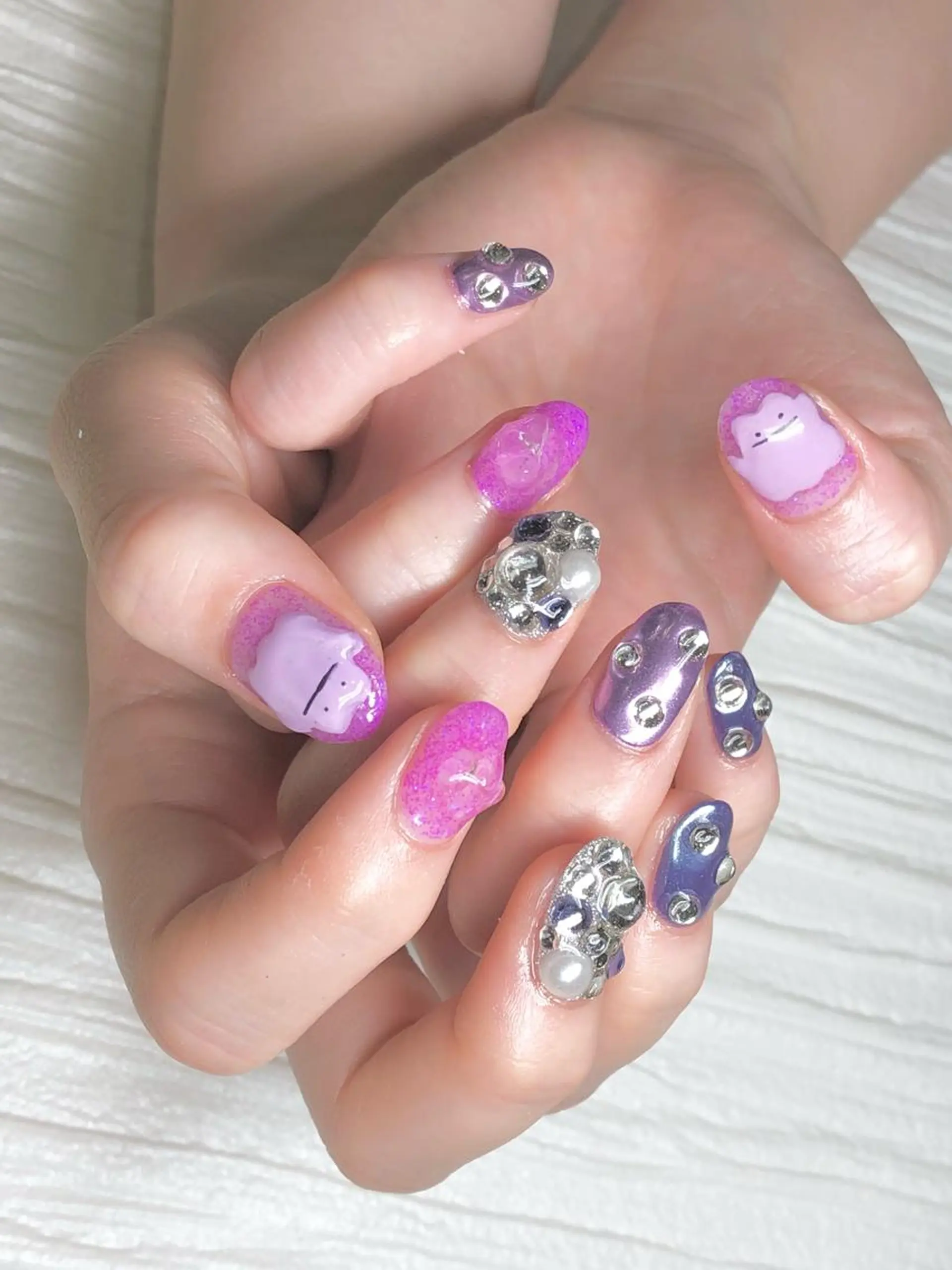 ショート ネイル 🦋Kiyomi. 🦋のネイルデザイン