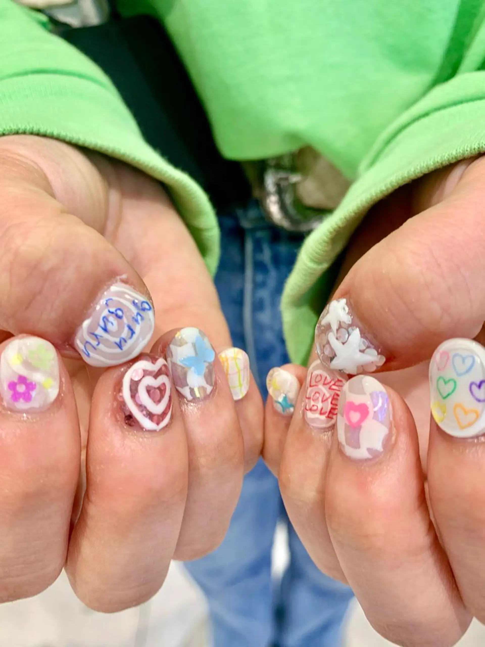 ネイル アートネイル ジェルネイル パラジェル シンプルネイル ハンドネイル Kureha/ネイル トレンドヘアのマツエク・マツパデザイン