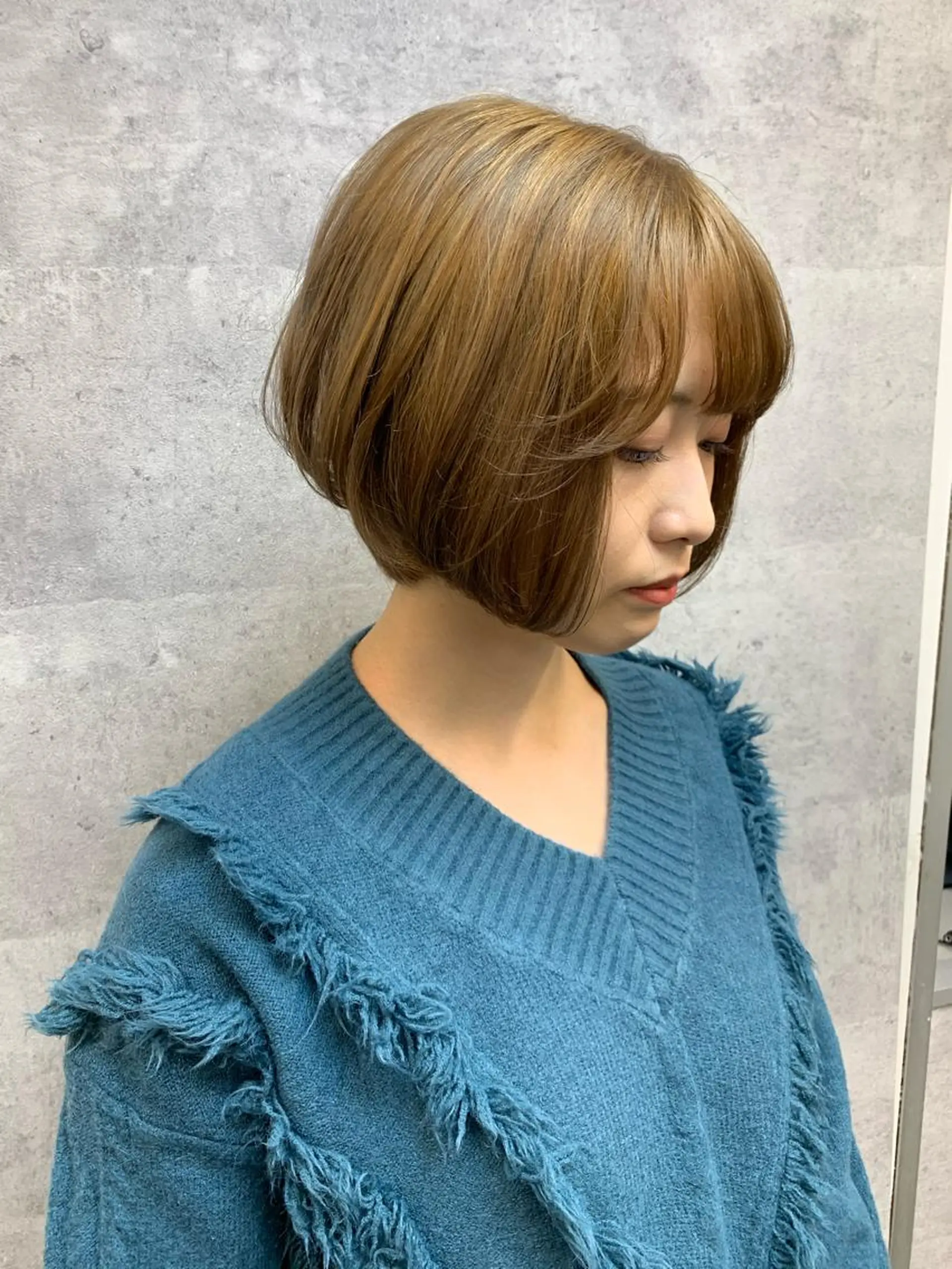 ショート カラー ベージュカラー ヘアカラー 今野 美栄のヘアスタイル