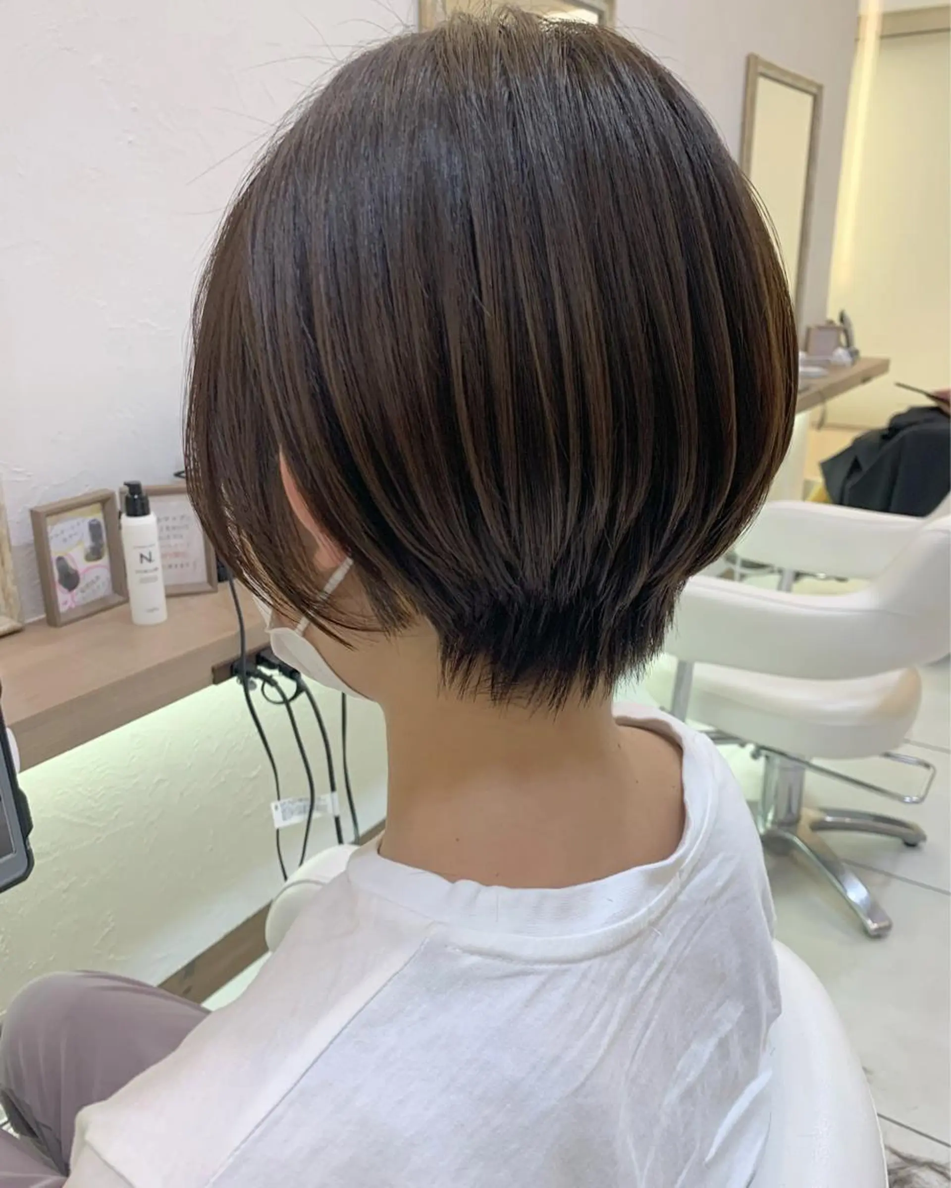 ショート 似合わせカラー/艶 髪質改善/ヨシザキのヘアスタイル