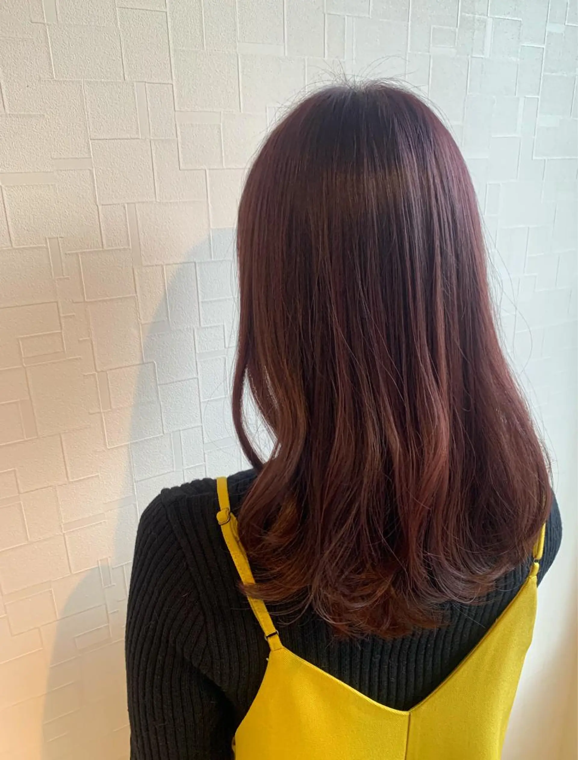 ロング ナガサカ サチのヘアスタイル