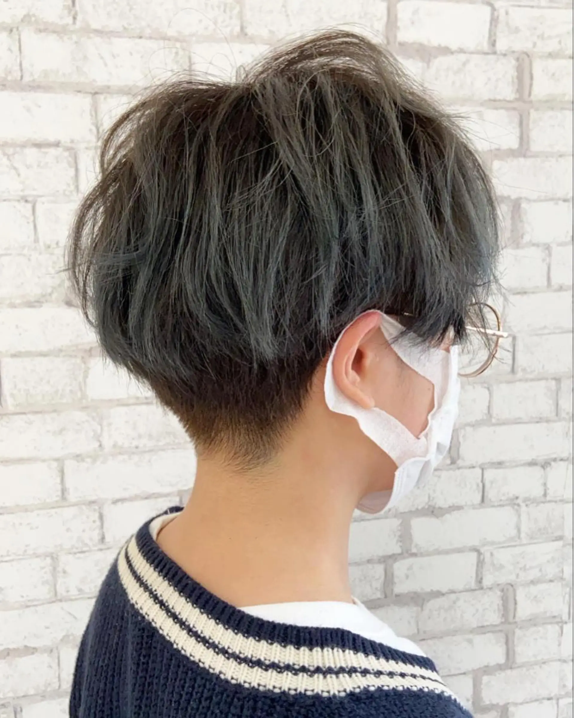 ショート カラー 透明感カラー 松田晃代のヘアスタイル