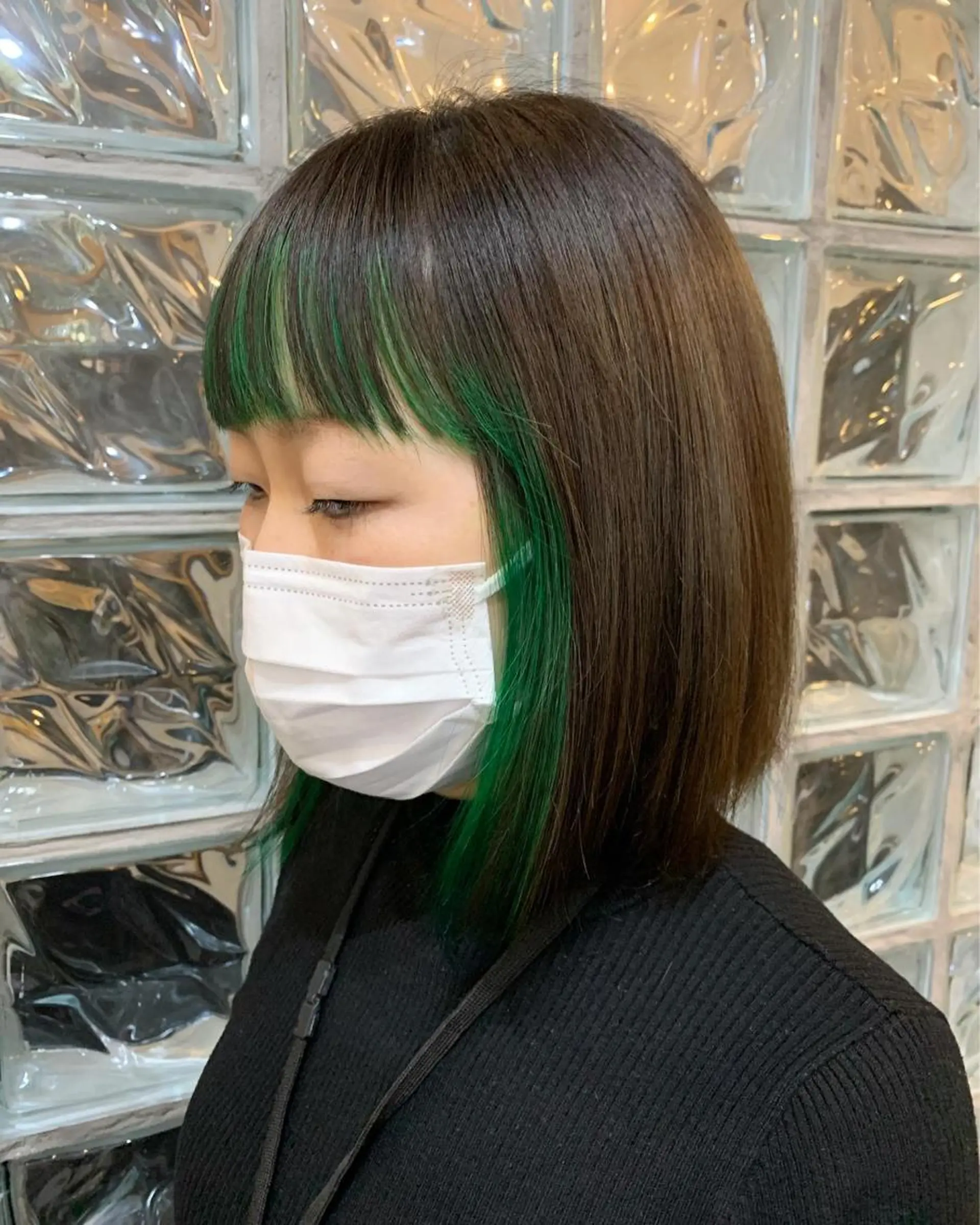 ミディアム カラー Sakairi Yunaのヘアスタイル