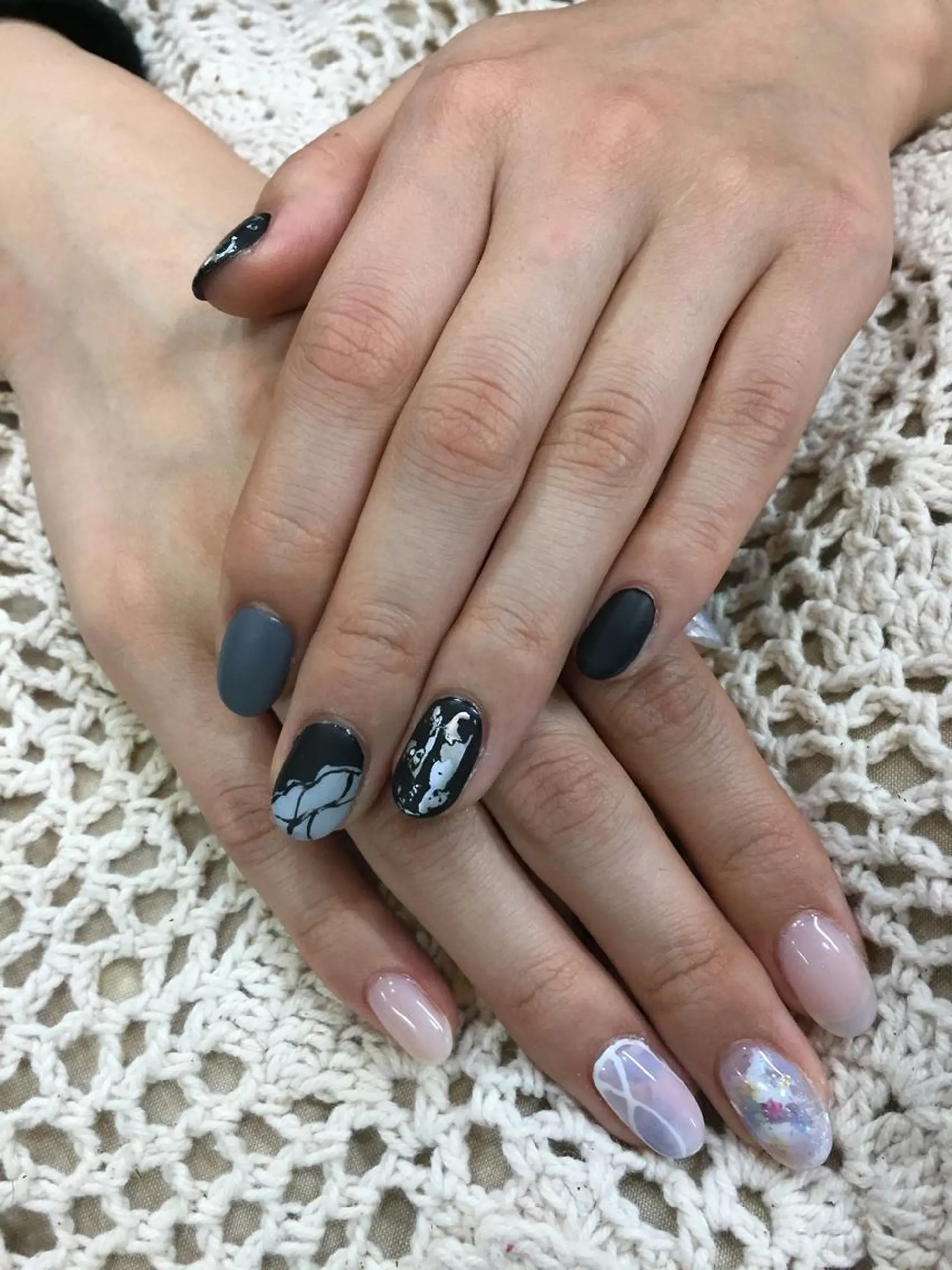 ネイル ハンドネイル ハンドケア あおやぎ ゆきこのネイルデザイン